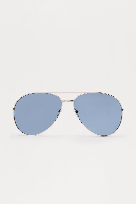 Striking Aviator Metal Frame Sunglasses - Silver Fashion Nova