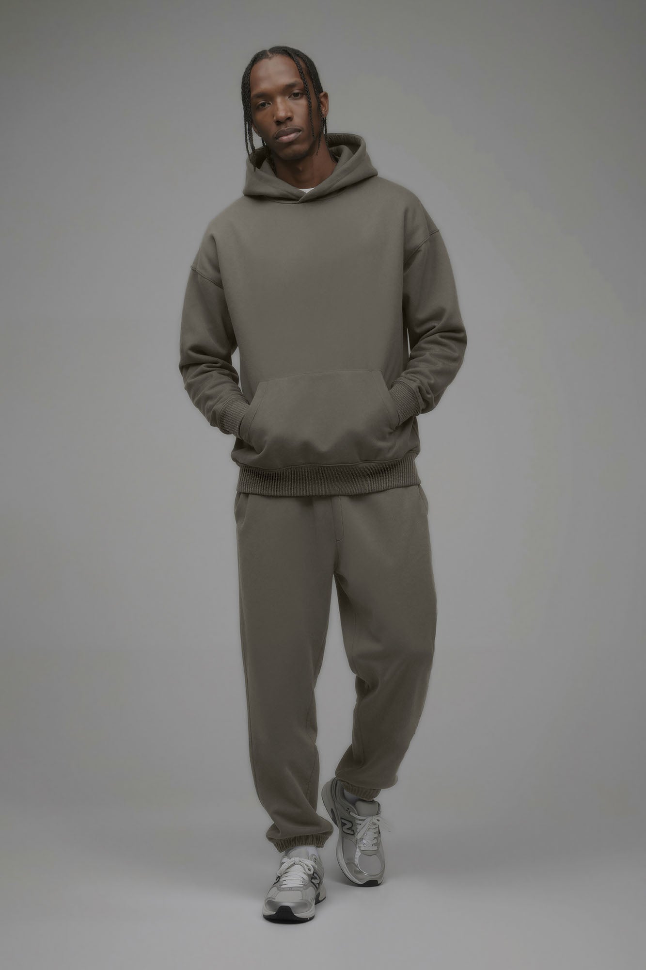 410 Oversized Hoodie - Moss Grey Fashion Nova