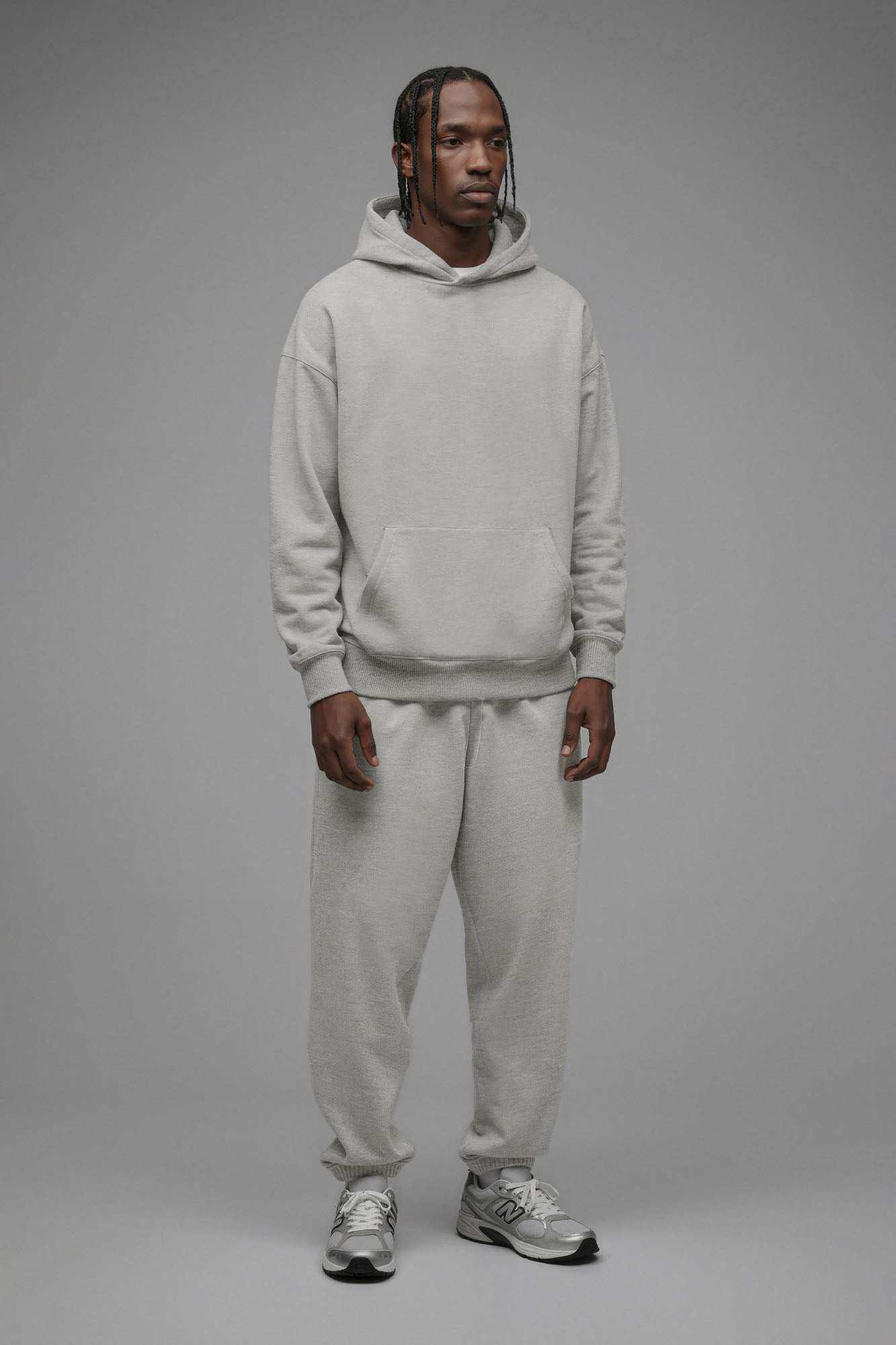 410 Oversized Hoodie - Heather Grey Fashion Nova