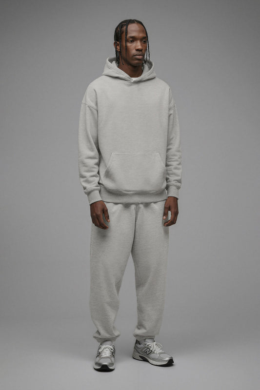 410 Oversized Hoodie - Heather Grey Fashion Nova