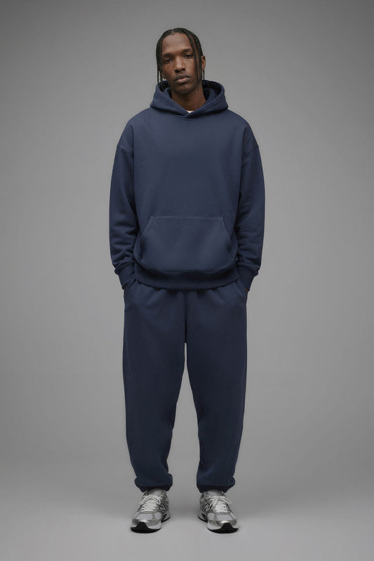 410 Oversized Hoodie - Navy Fashion Nova