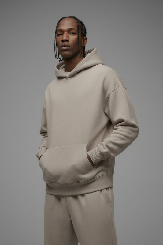 410 Oversized Hoodie - Sand Fashion Nova