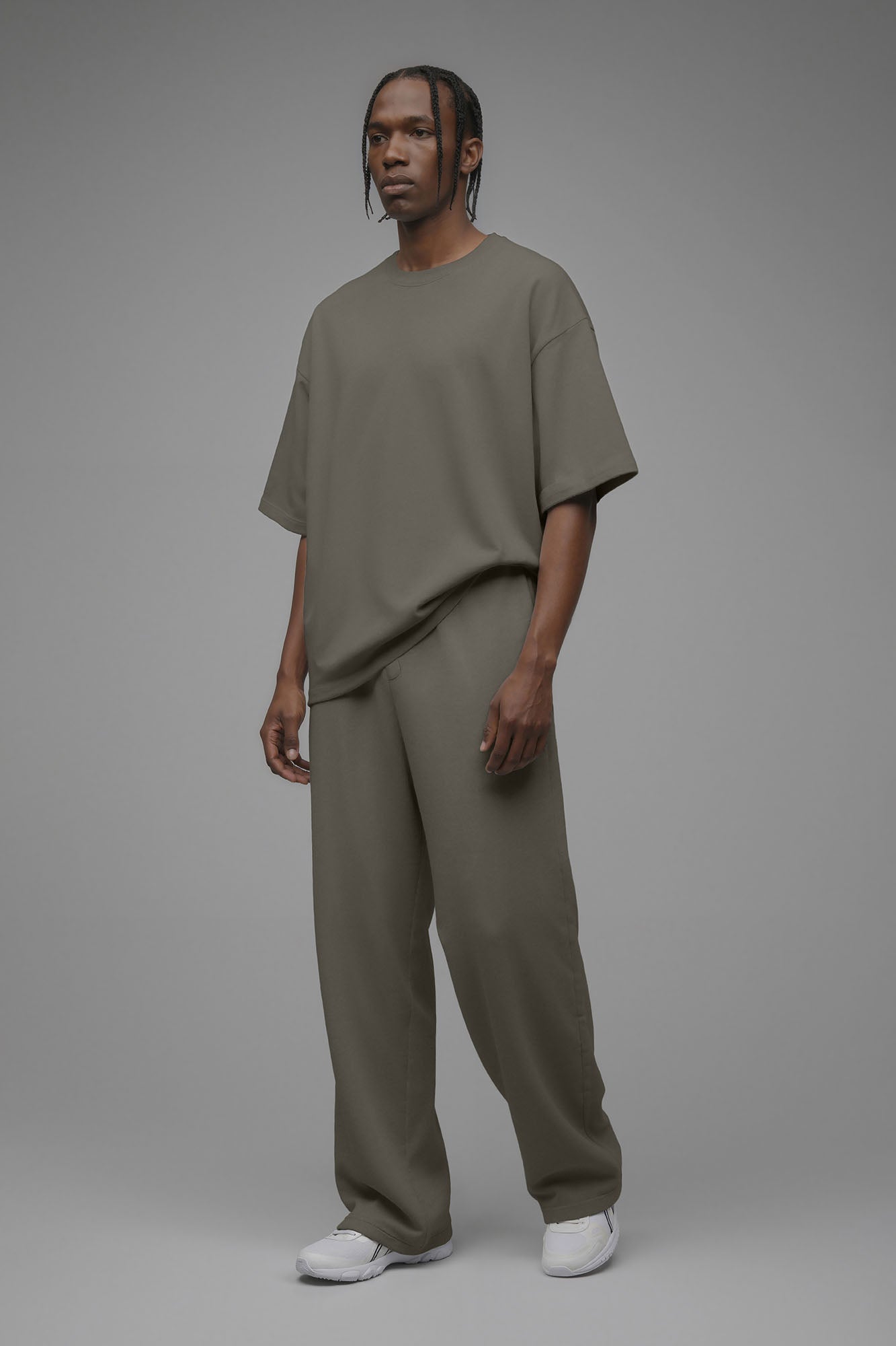 410 Baggy Sweatpants - Moss Grey Fashion Nova