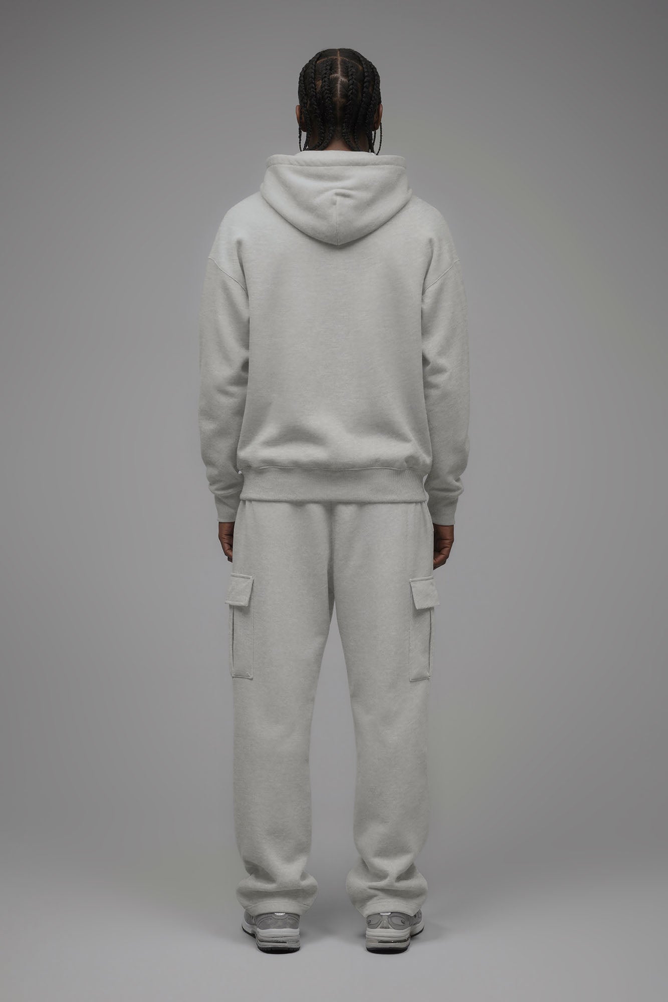 410 Baggy Cargo Sweatpants - Heather Grey Fashion Nova