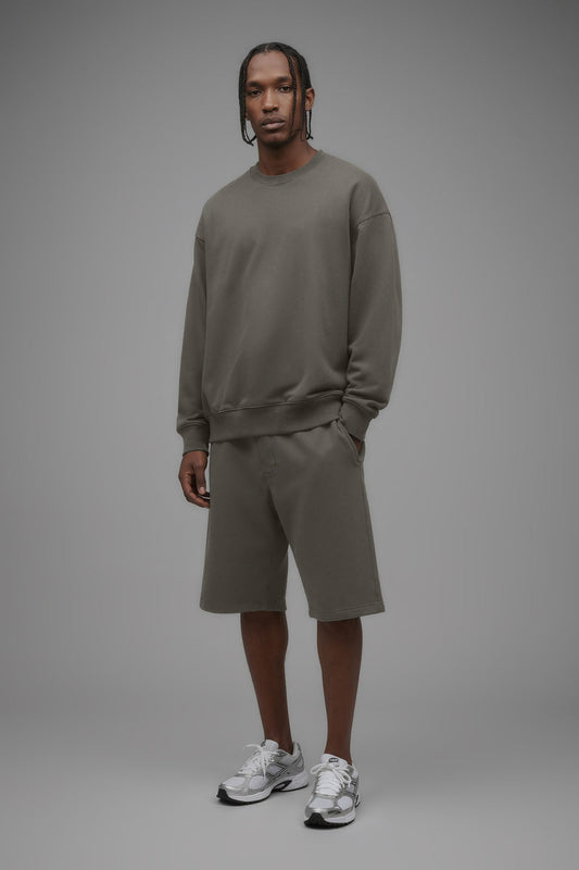 410 Baggy Shorts - Moss Grey Fashion Nova