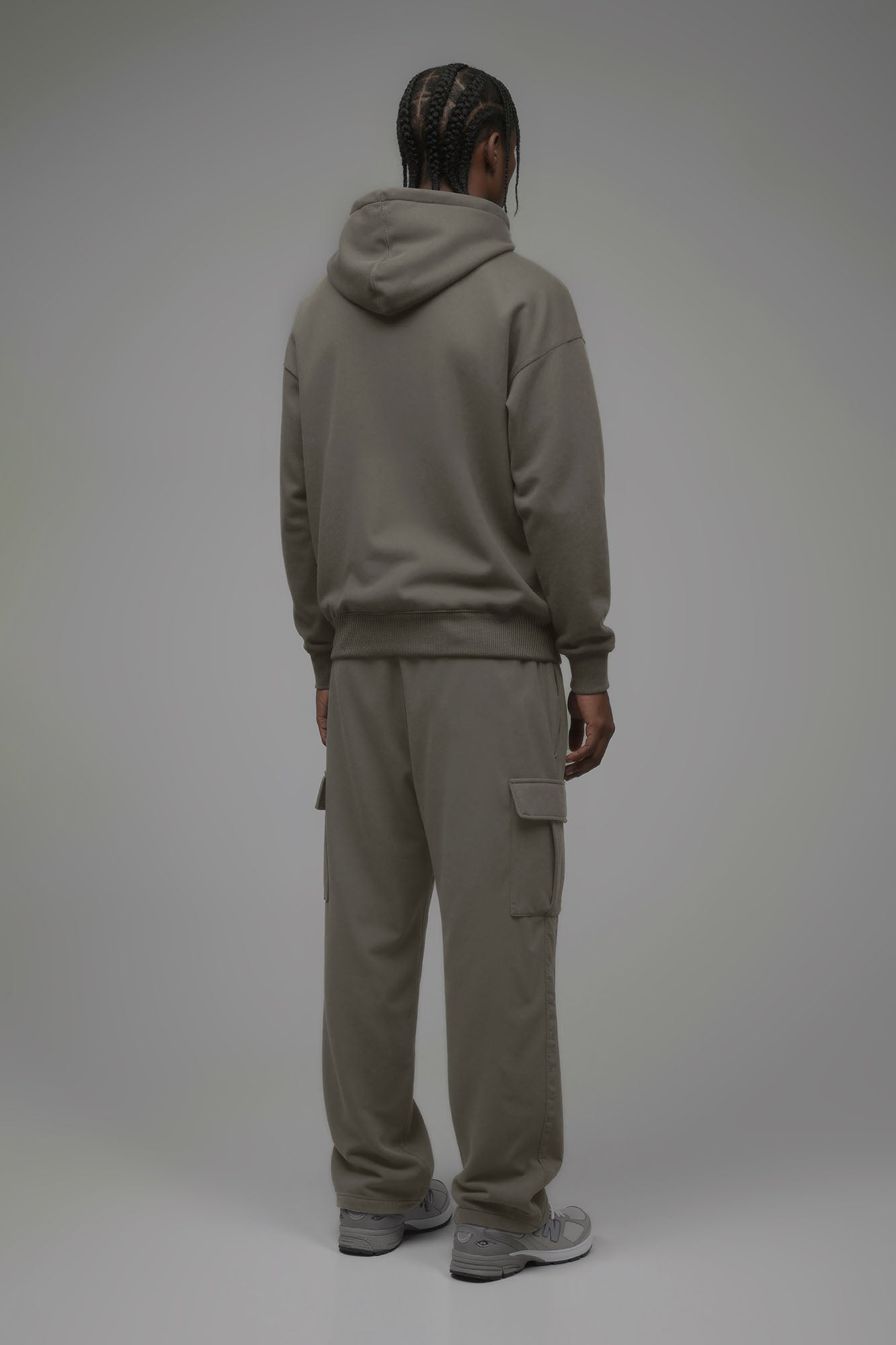 410 Baggy Cargo Sweatpants - Moss Grey Fashion Nova