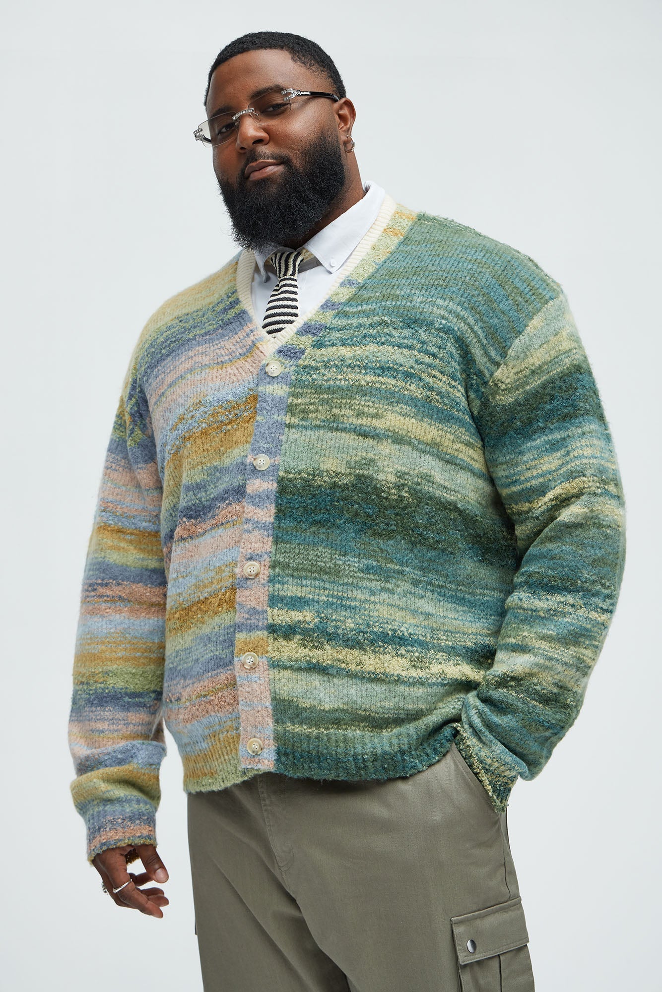 Cameroonian Textured Cardigan - Multi Color Fashion Nova