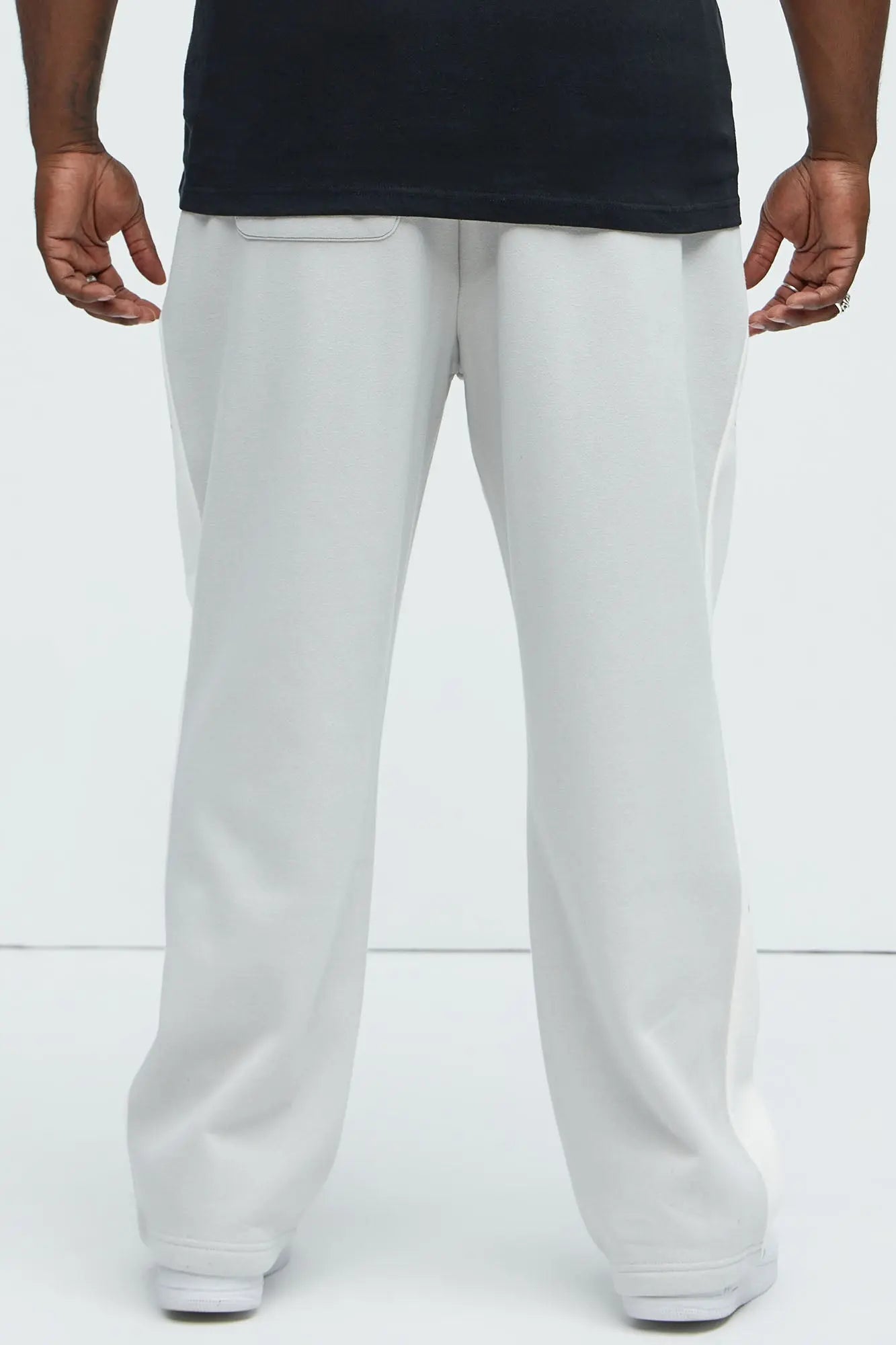 Desmond Straight Sweatpants - Grey/combo Fashion Nova