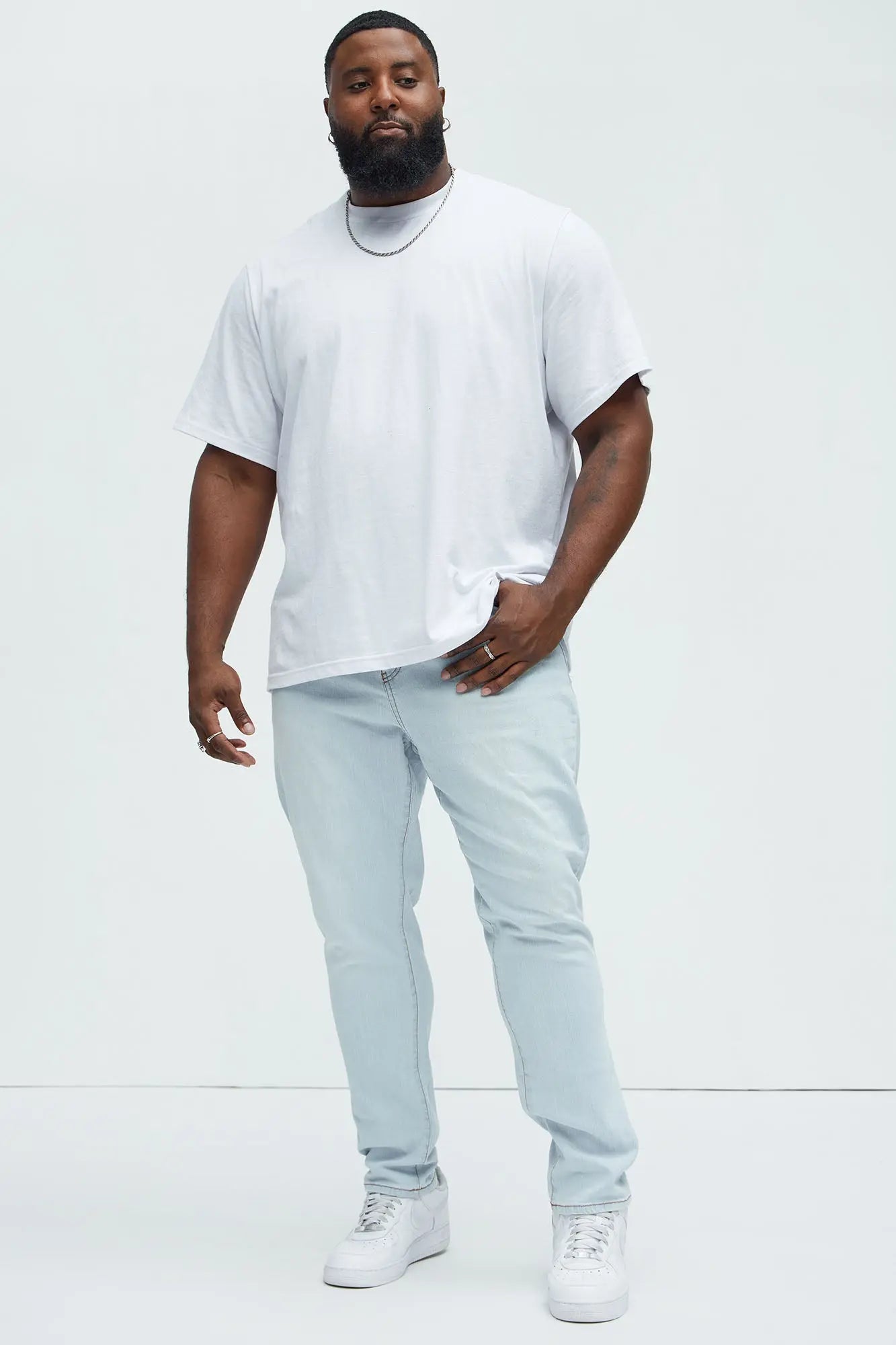 Cornell Slim Jeans - Light Blue Wash Fashion Nova