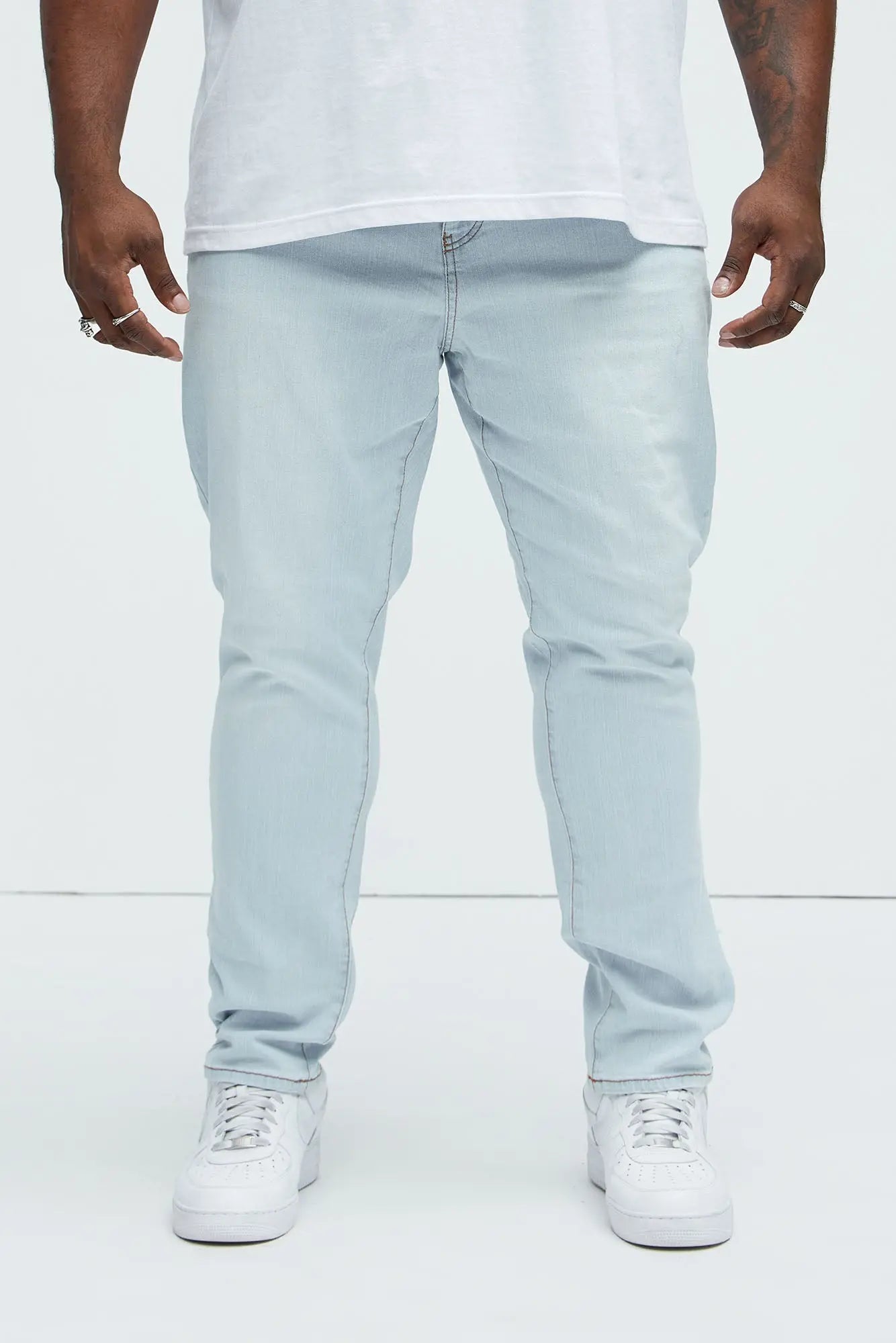 Cornell Slim Jeans - Light Blue Wash Fashion Nova