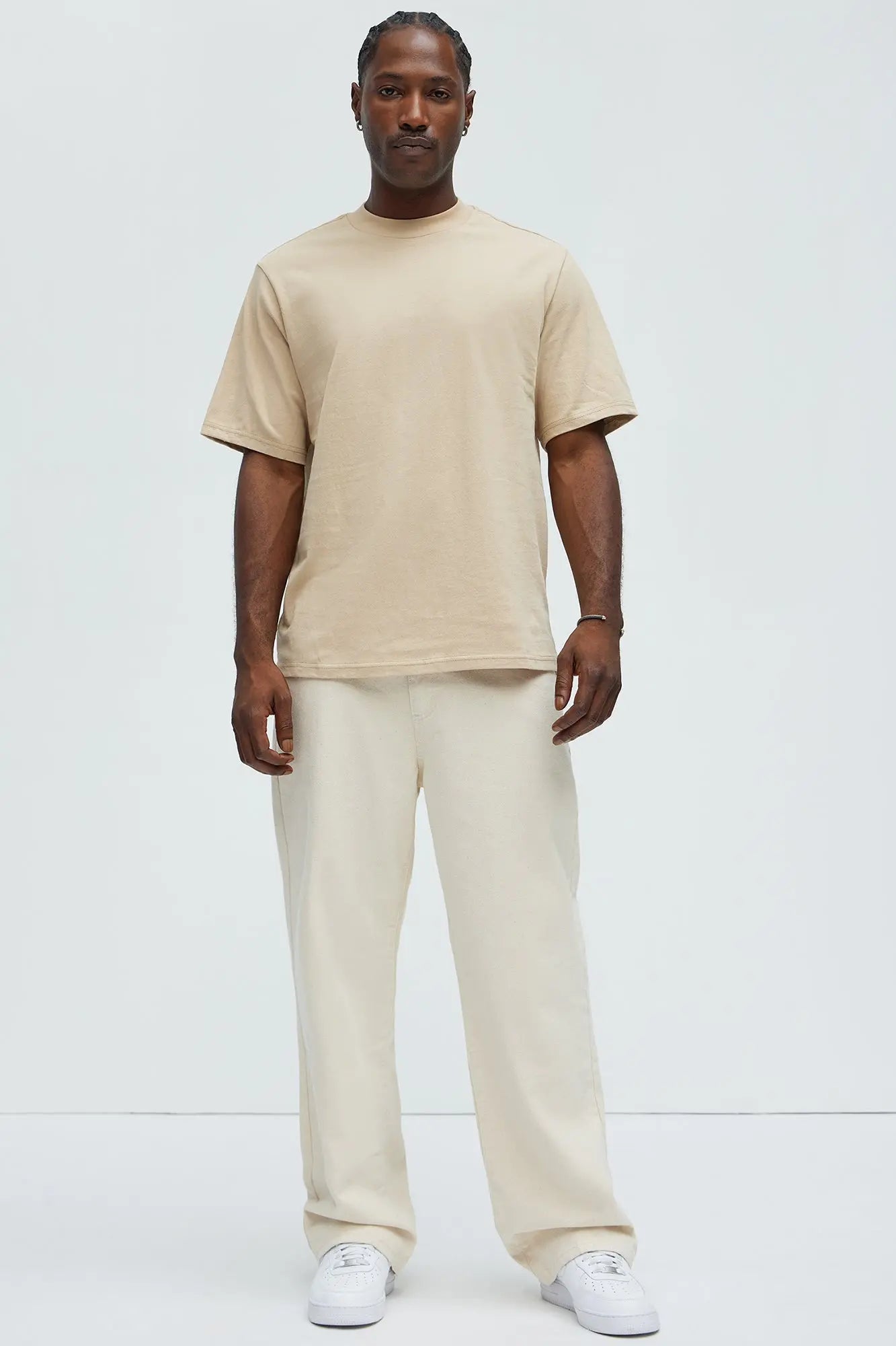 Oversized Heavyweight Tee 240GSM - Tan Fashion Nova