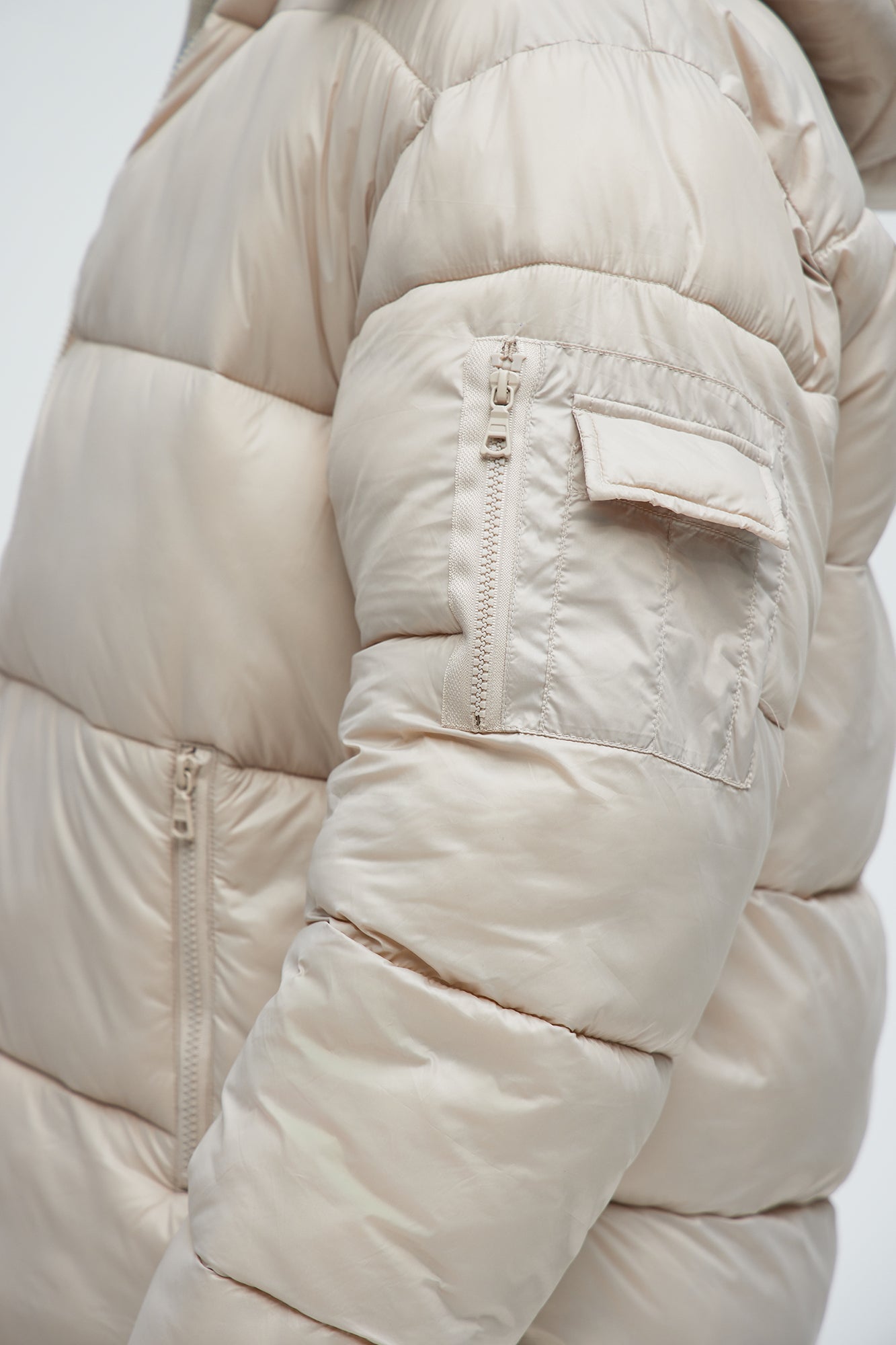 Nixer Puffer Jacket - Tan Fashion Nova