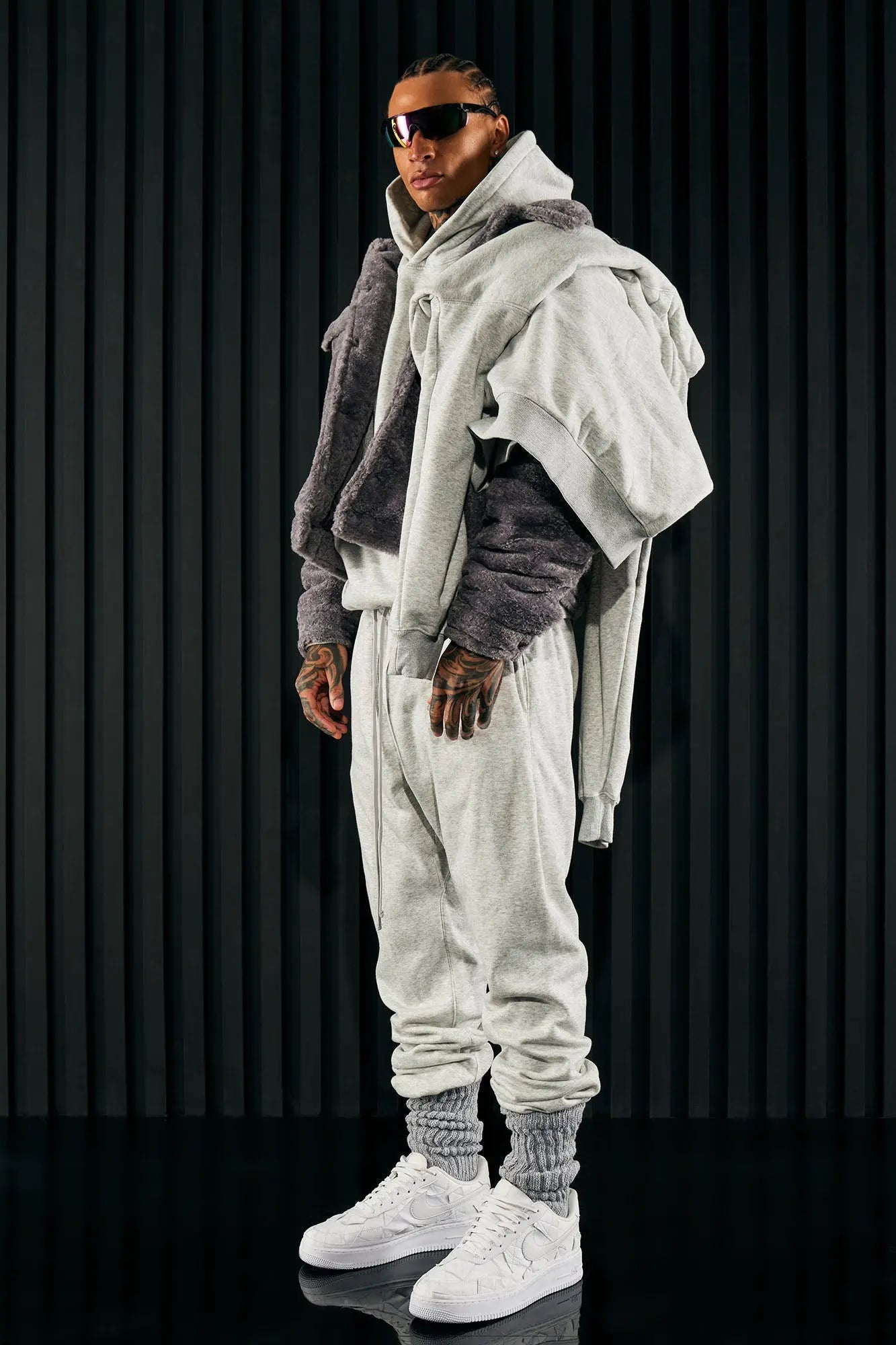 Tyson Heavyweight Sweat Jogger - Heather Grey Fashion Nova
