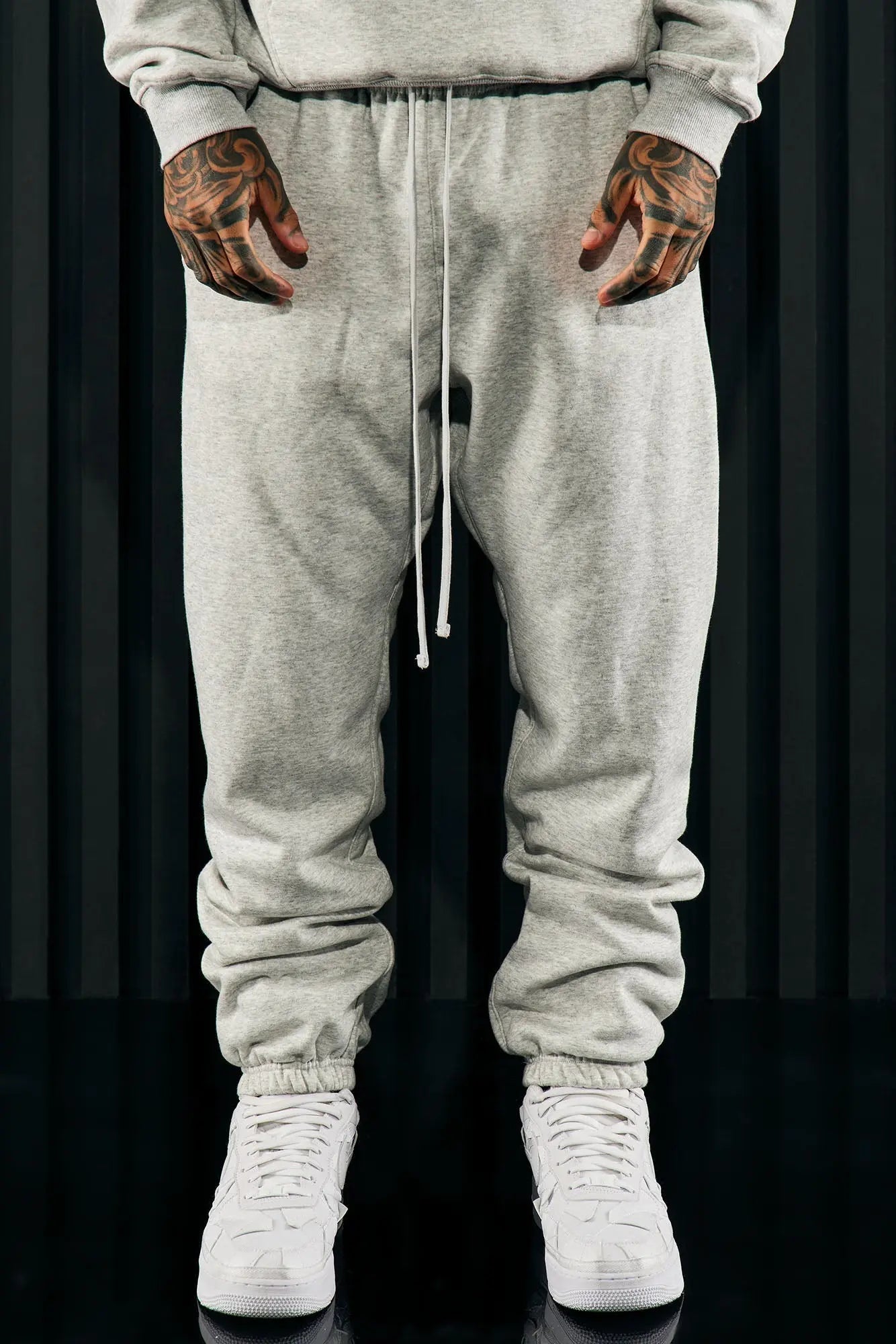 Tyson Heavyweight Sweat Jogger - Heather Grey Fashion Nova