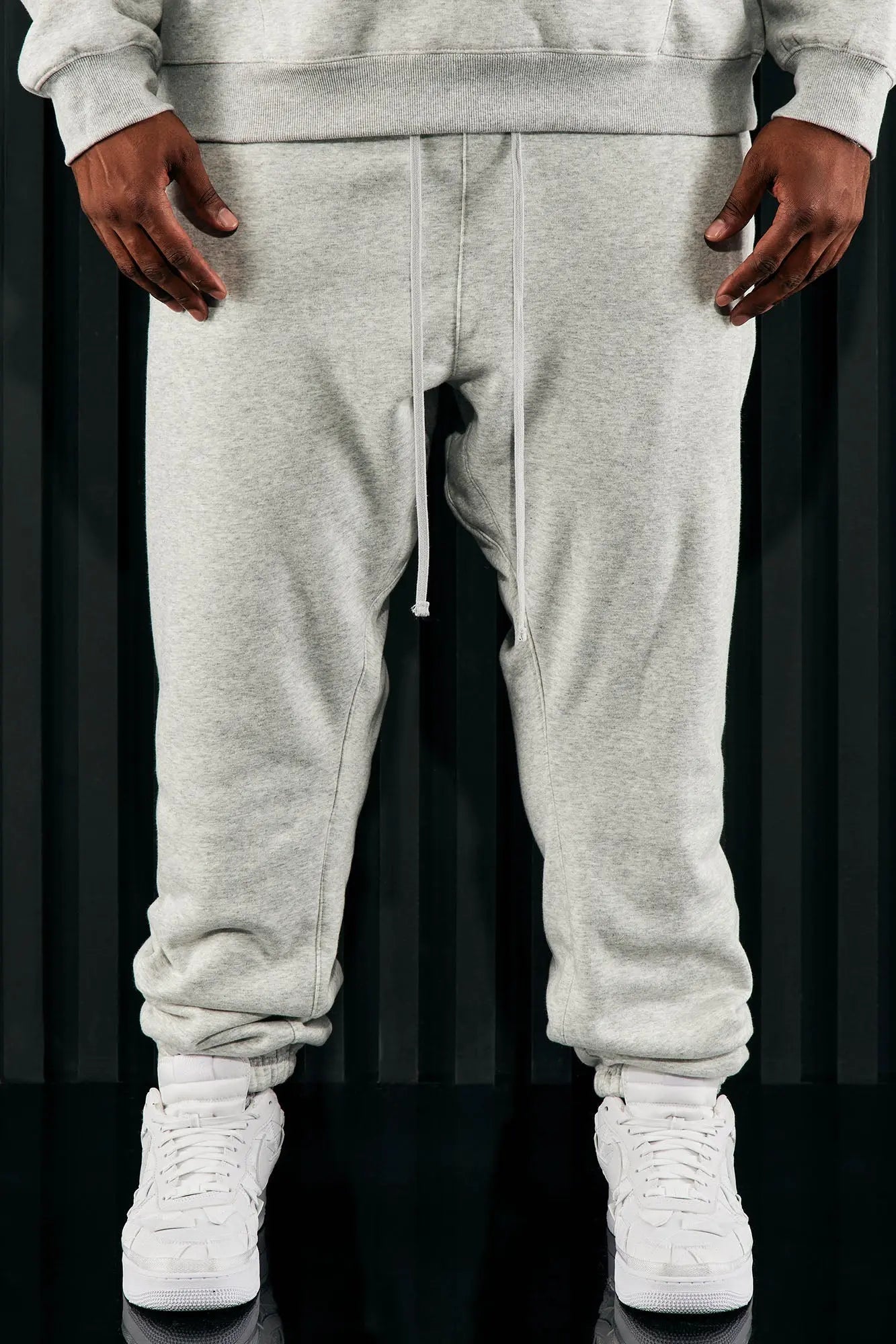 Tyson Heavyweight Sweat Jogger - Heather Grey Fashion Nova
