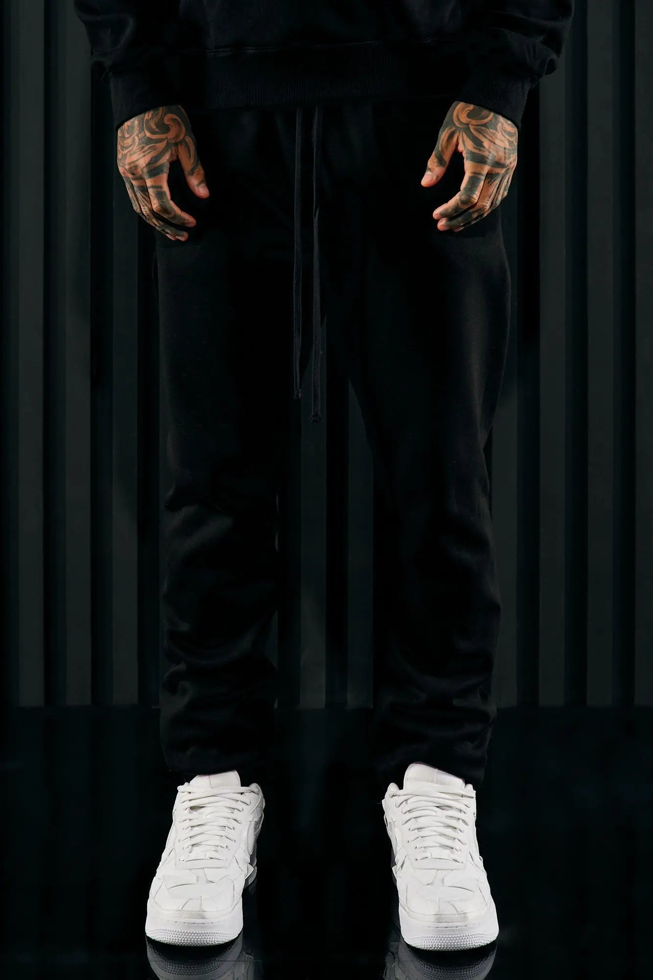 Tyson Heavyweight Sweat Jogger - Black Fashion Nova