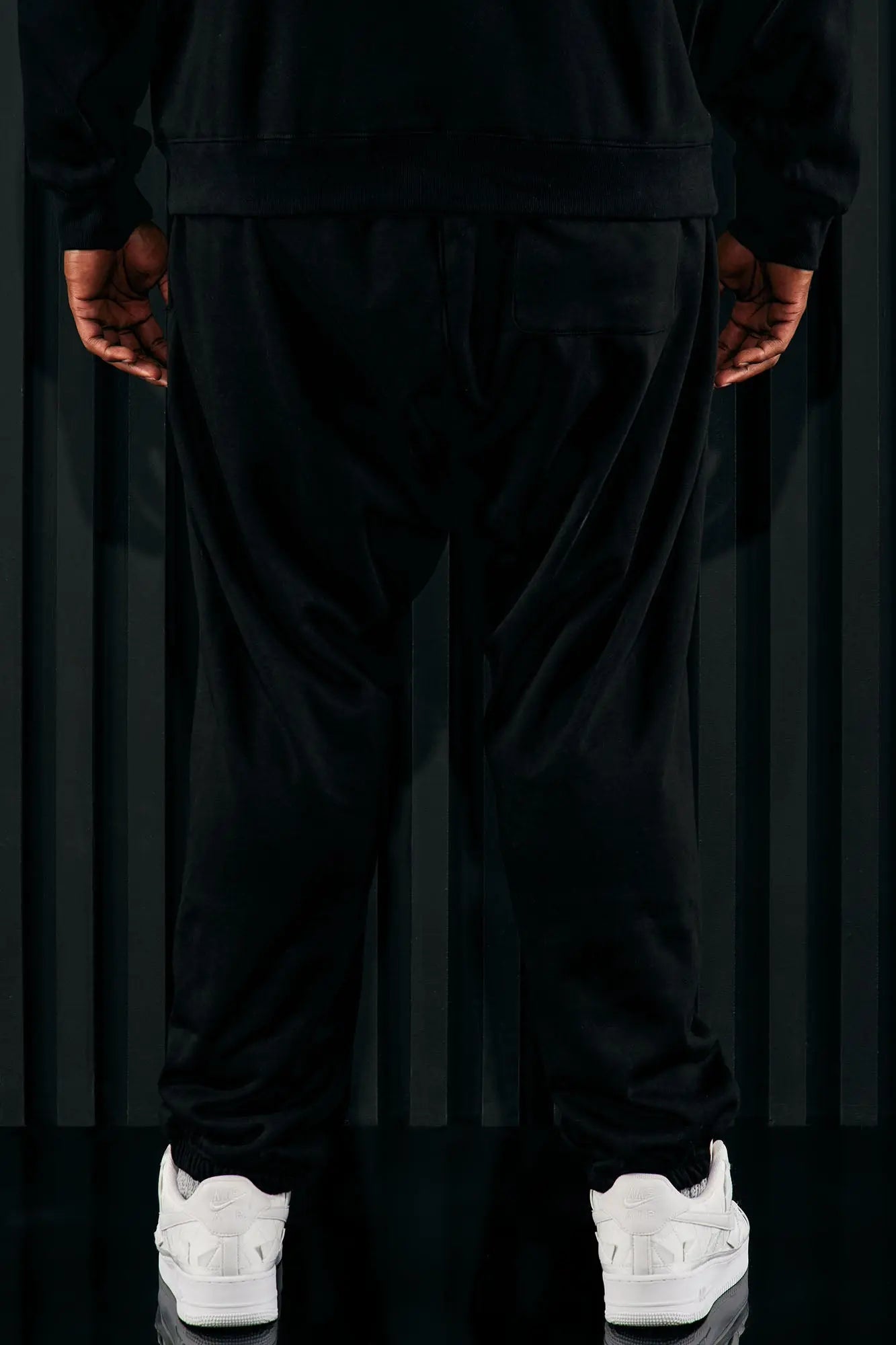 Tyson Heavyweight Sweat Jogger - Black Fashion Nova