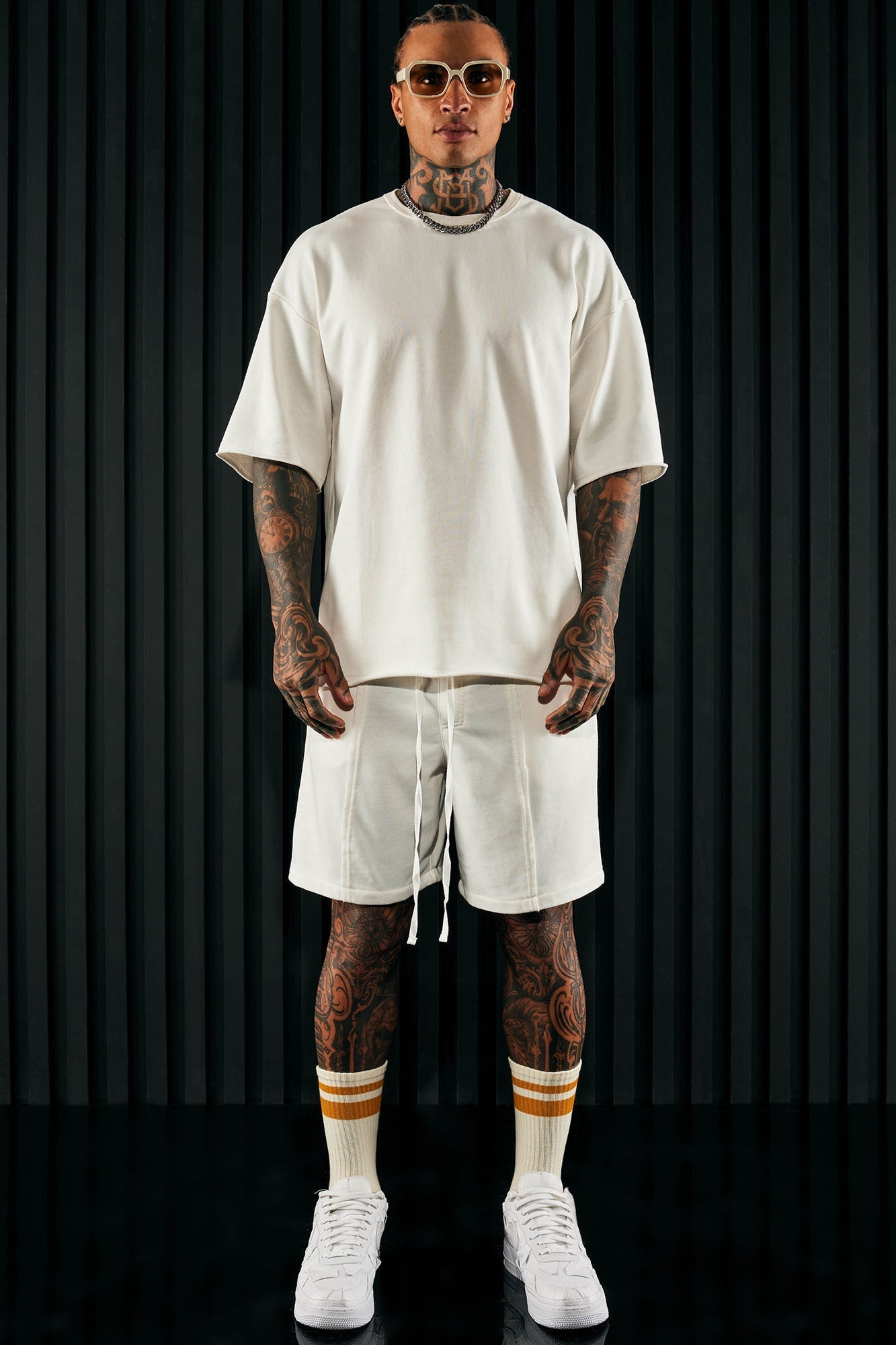 I Like How It Looks Oversized Terry Short Sleeve Tee - White Fashion Nova