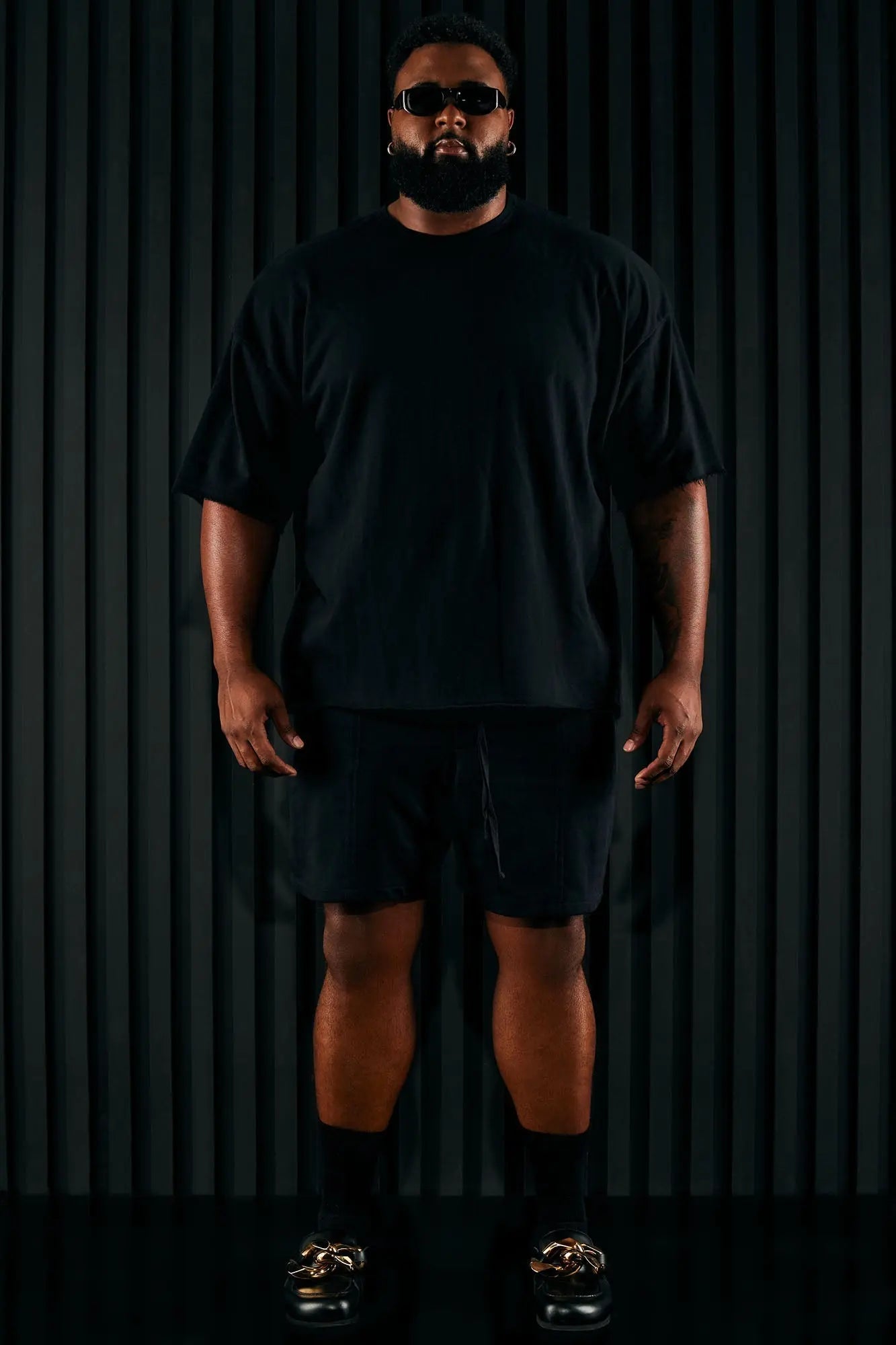 I Like How It Looks Oversized Terry Short Sleeve Tee - Black Fashion Nova