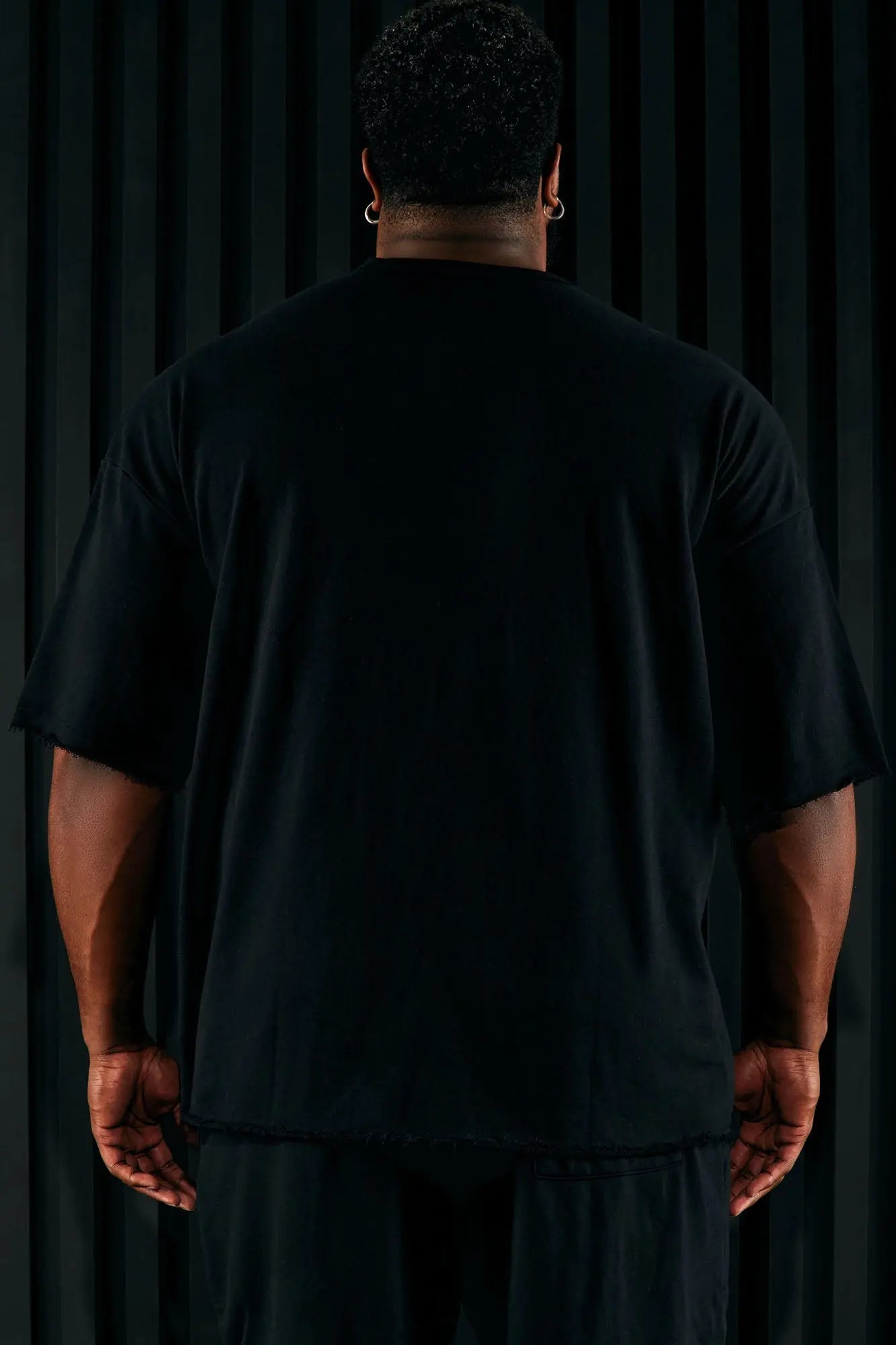 I Like How It Looks Oversized Terry Short Sleeve Tee - Black Fashion Nova