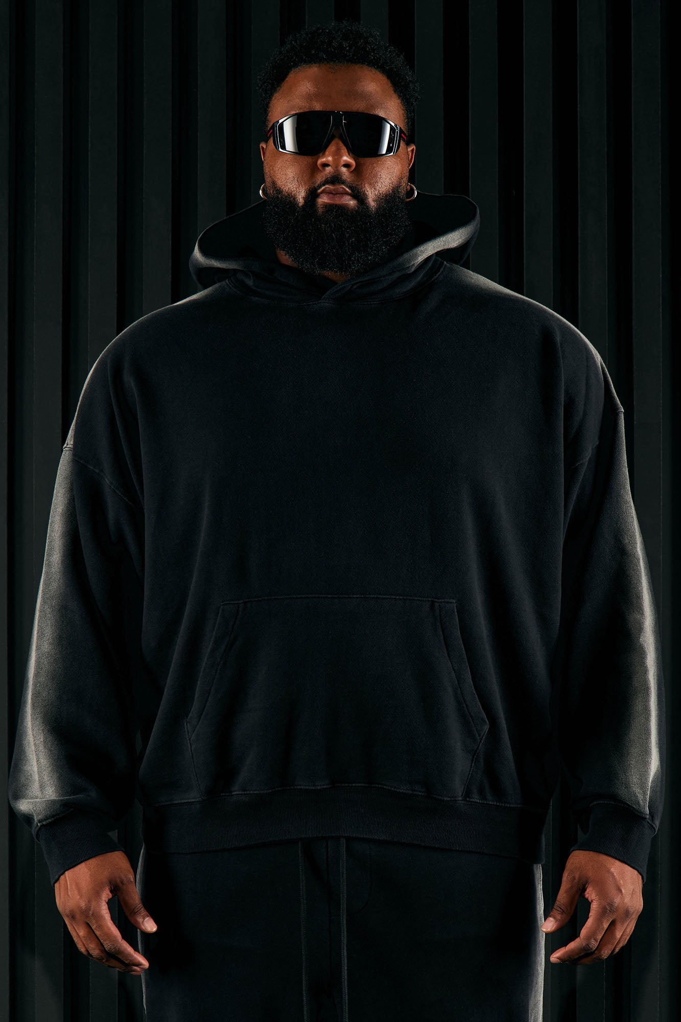 Tyson All You Oversize Hoodie - Black Fashion Nova