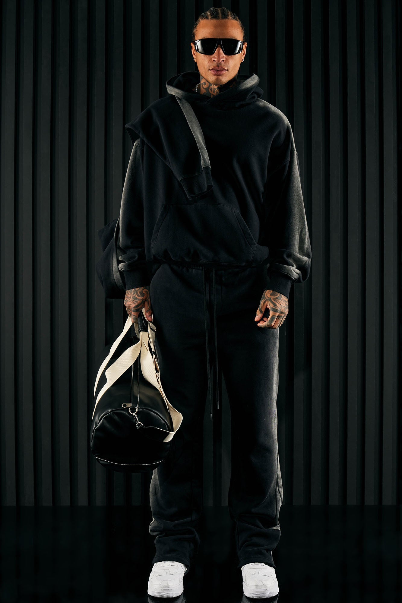 Tyson All You Oversize Hoodie - Black Fashion Nova