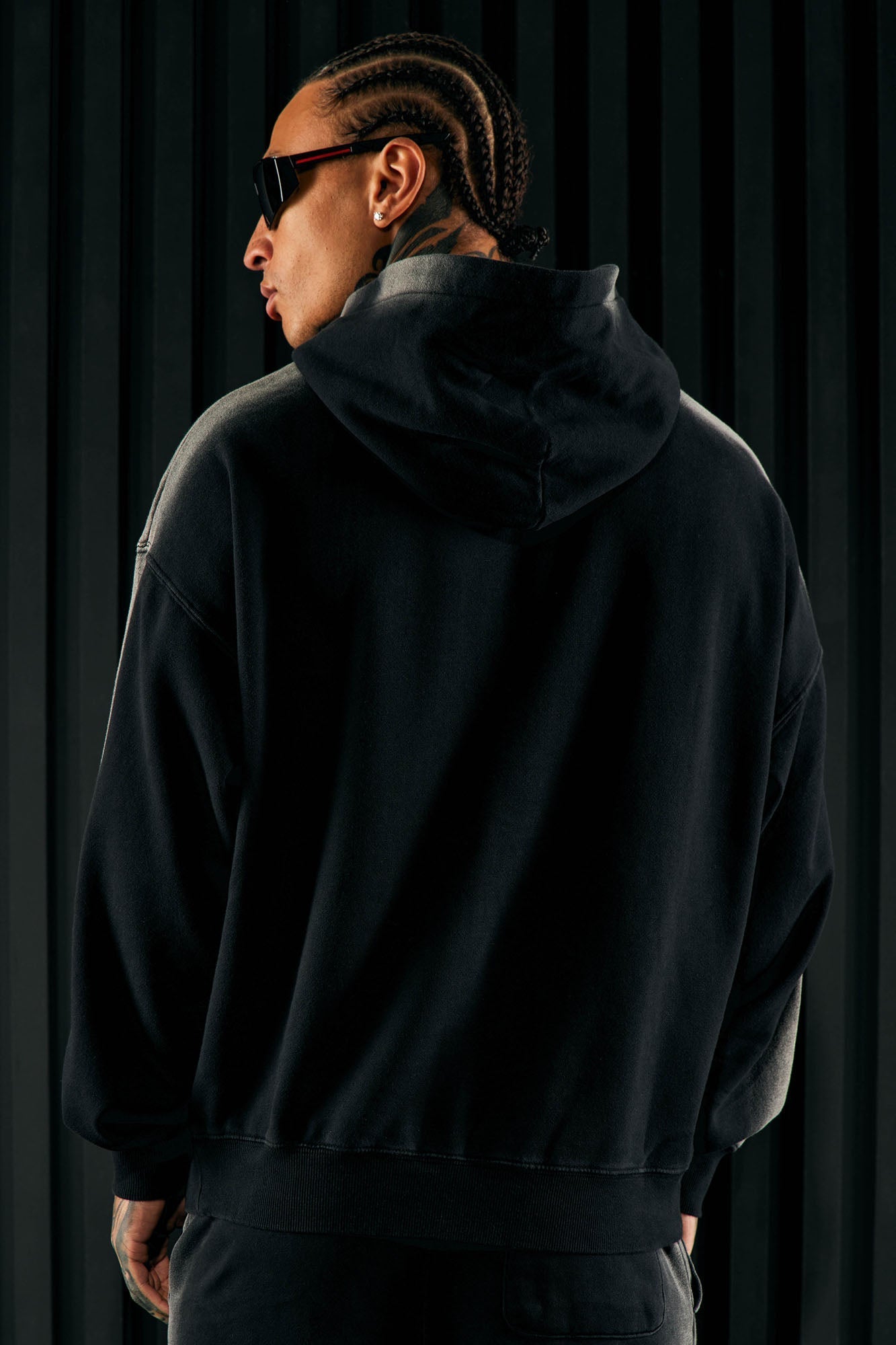 Tyson All You Oversize Hoodie - Black Fashion Nova