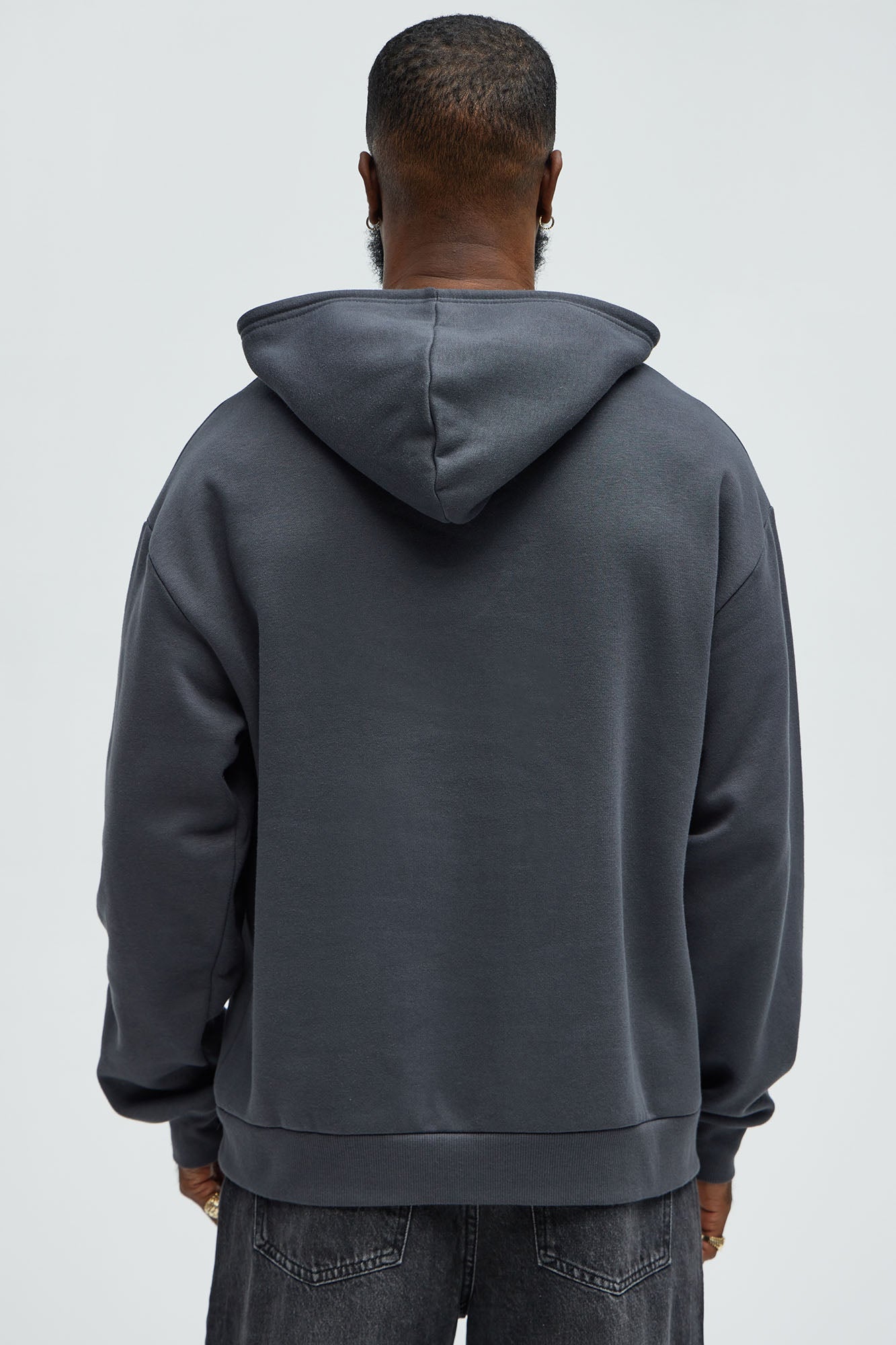 Rick And Morty Schwifty Hoodie - Charcoal Fashion Nova