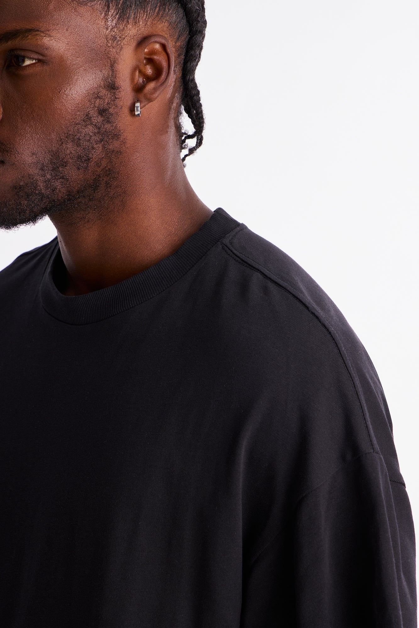 Boxy Heavyweight Tee 240GSM - Black Fashion Nova