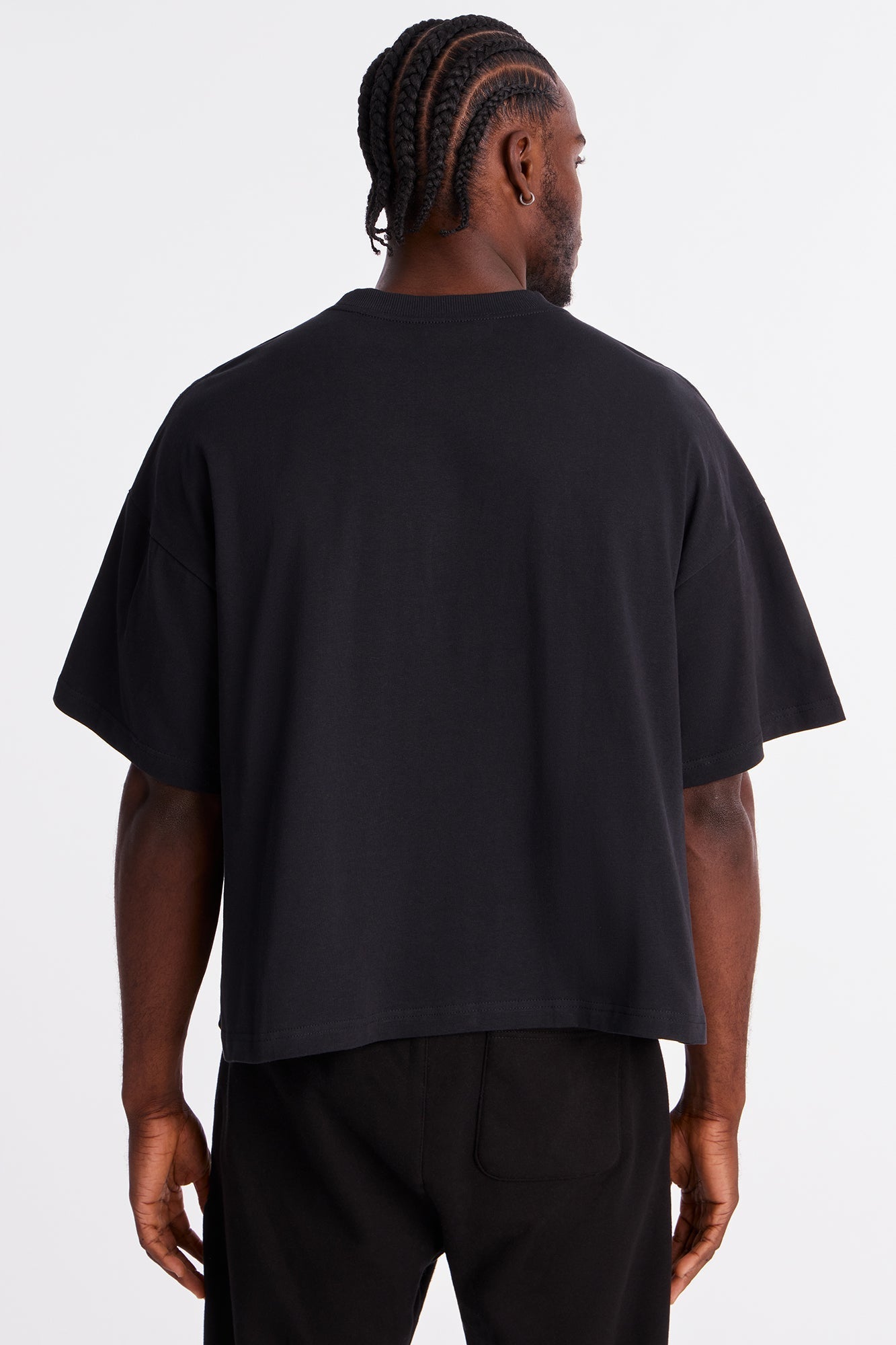 Boxy Heavyweight Tee 240GSM - Black Fashion Nova