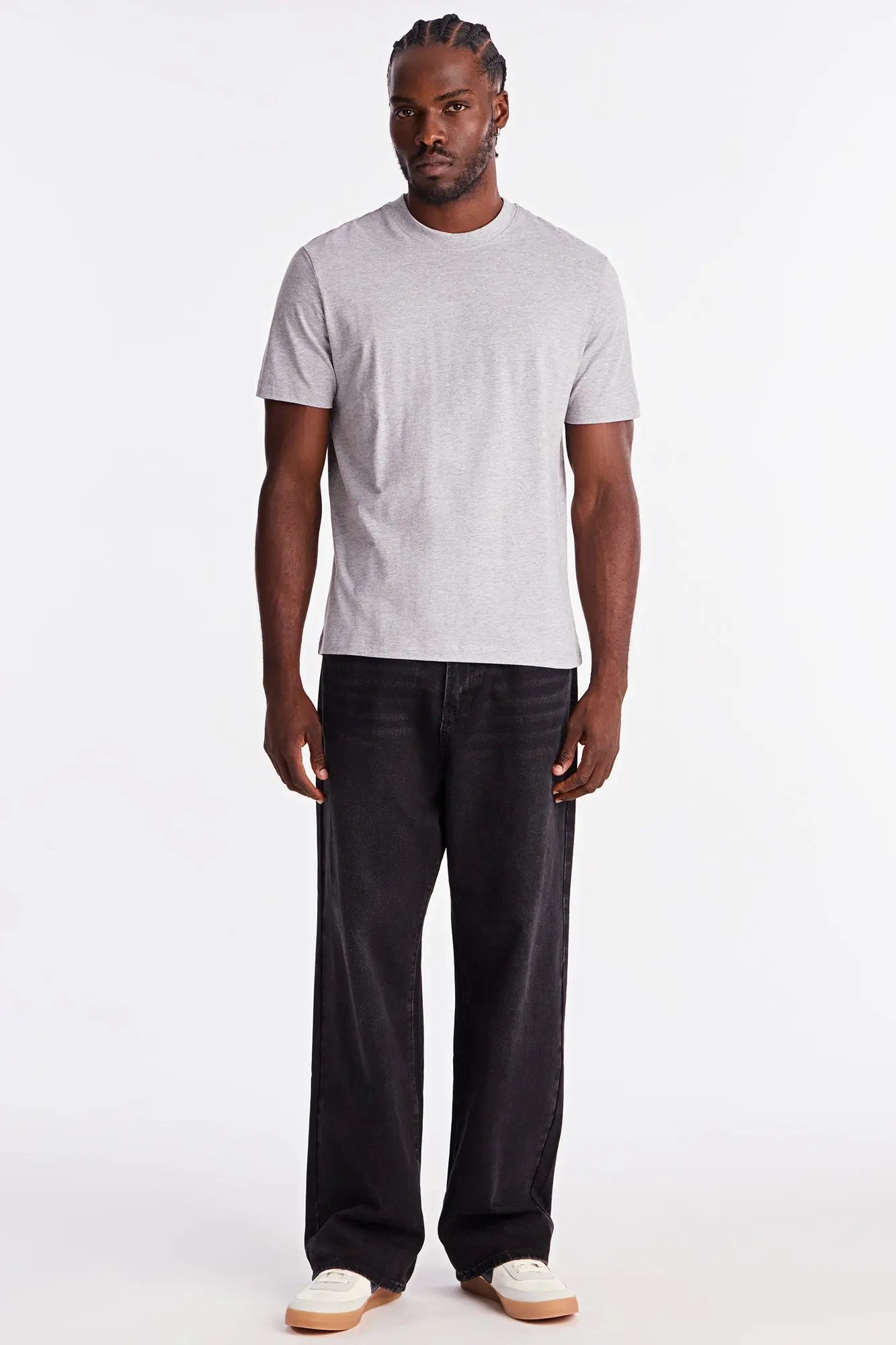 Classic Lightweight Tee - HeatherGrey Fashion Nova