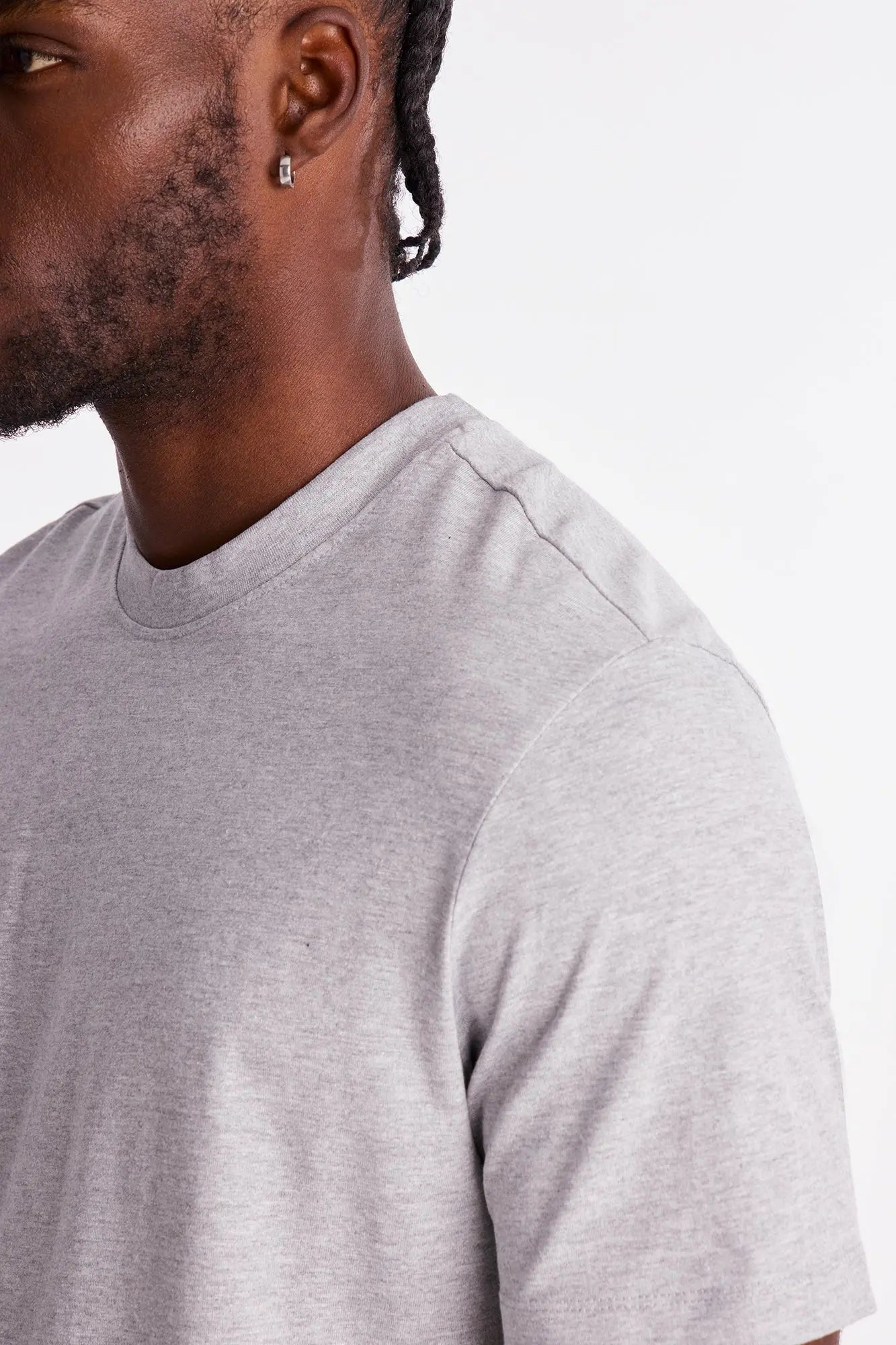 Classic Lightweight Tee - HeatherGrey Fashion Nova