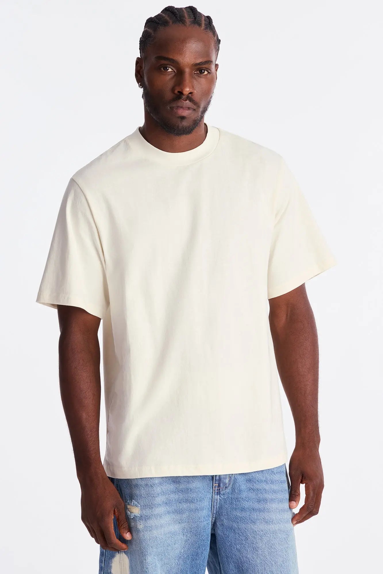 Oversized Heavyweight Tee 240GSM - Off White Fashion Nova