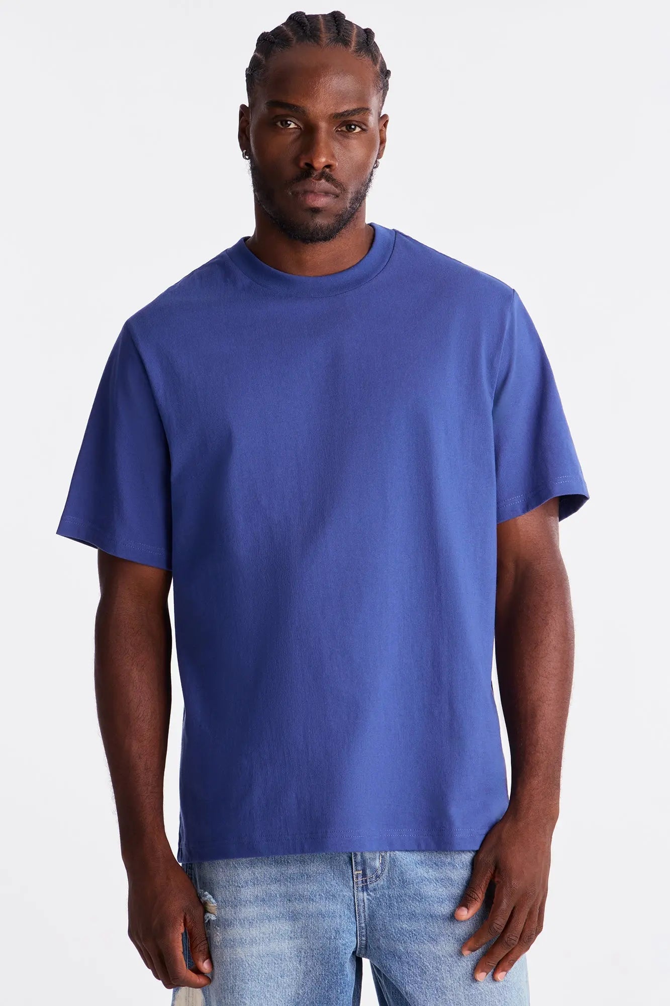 Oversized Heavyweight Tee 240GSM - Navy Fashion Nova
