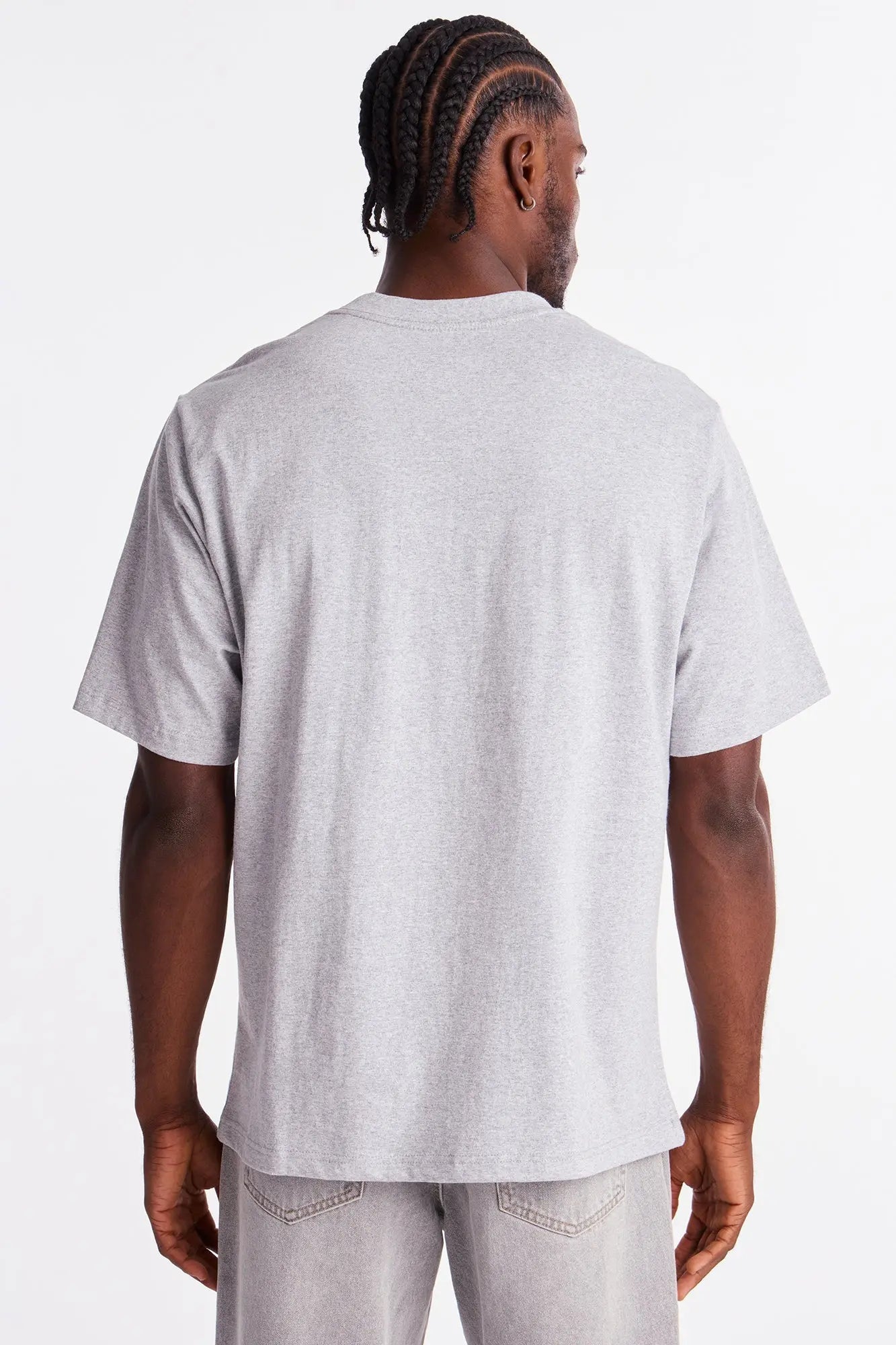 Oversized Heavyweight Tee 240GSM - Heather Grey Fashion Nova