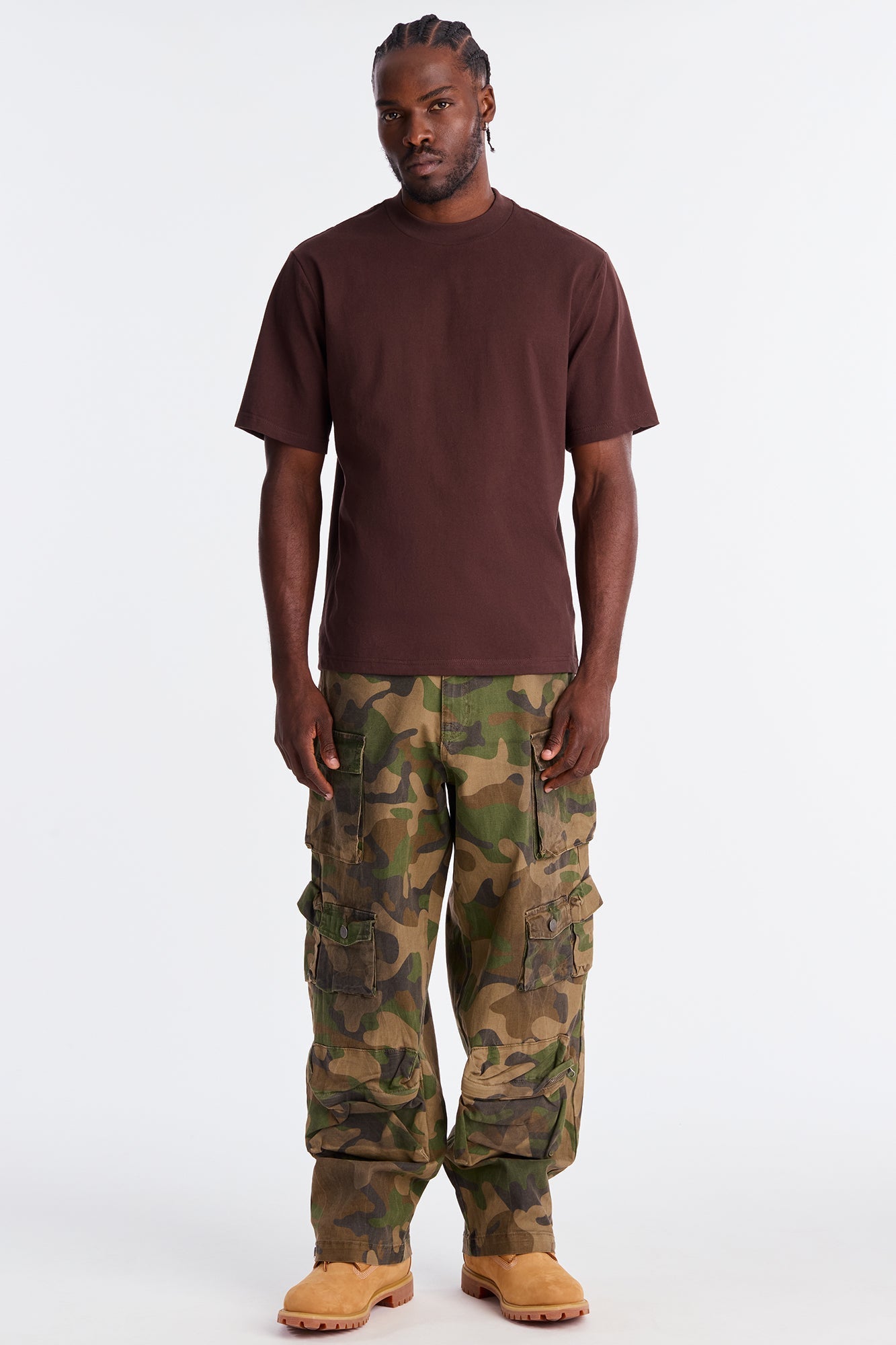 Oversized Heavyweight Tee 240GSM - Brown Fashion Nova
