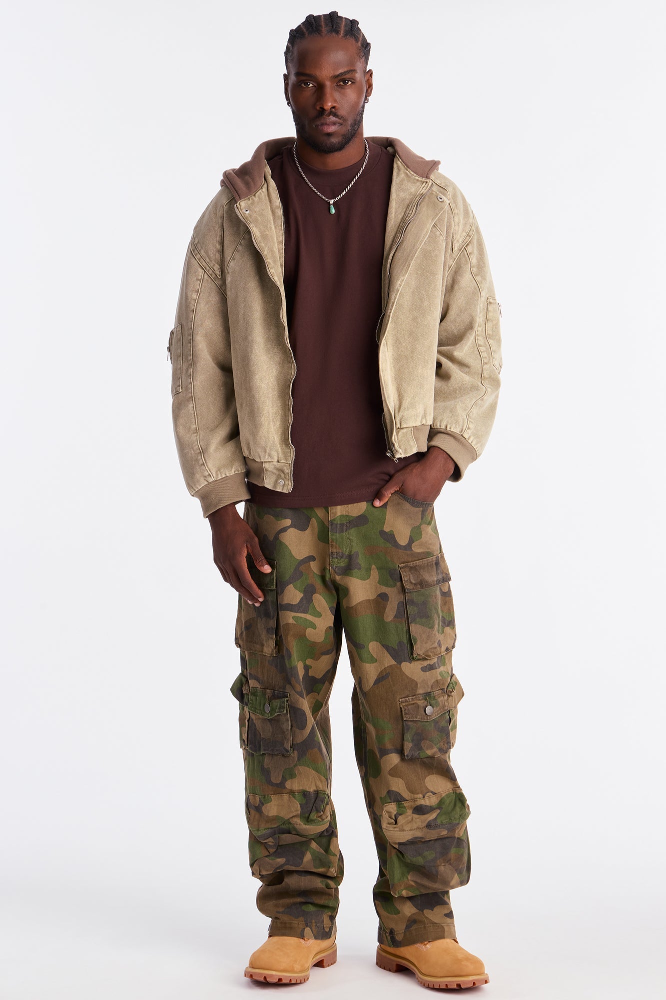 Oversized Heavyweight Tee 240GSM - Brown Fashion Nova