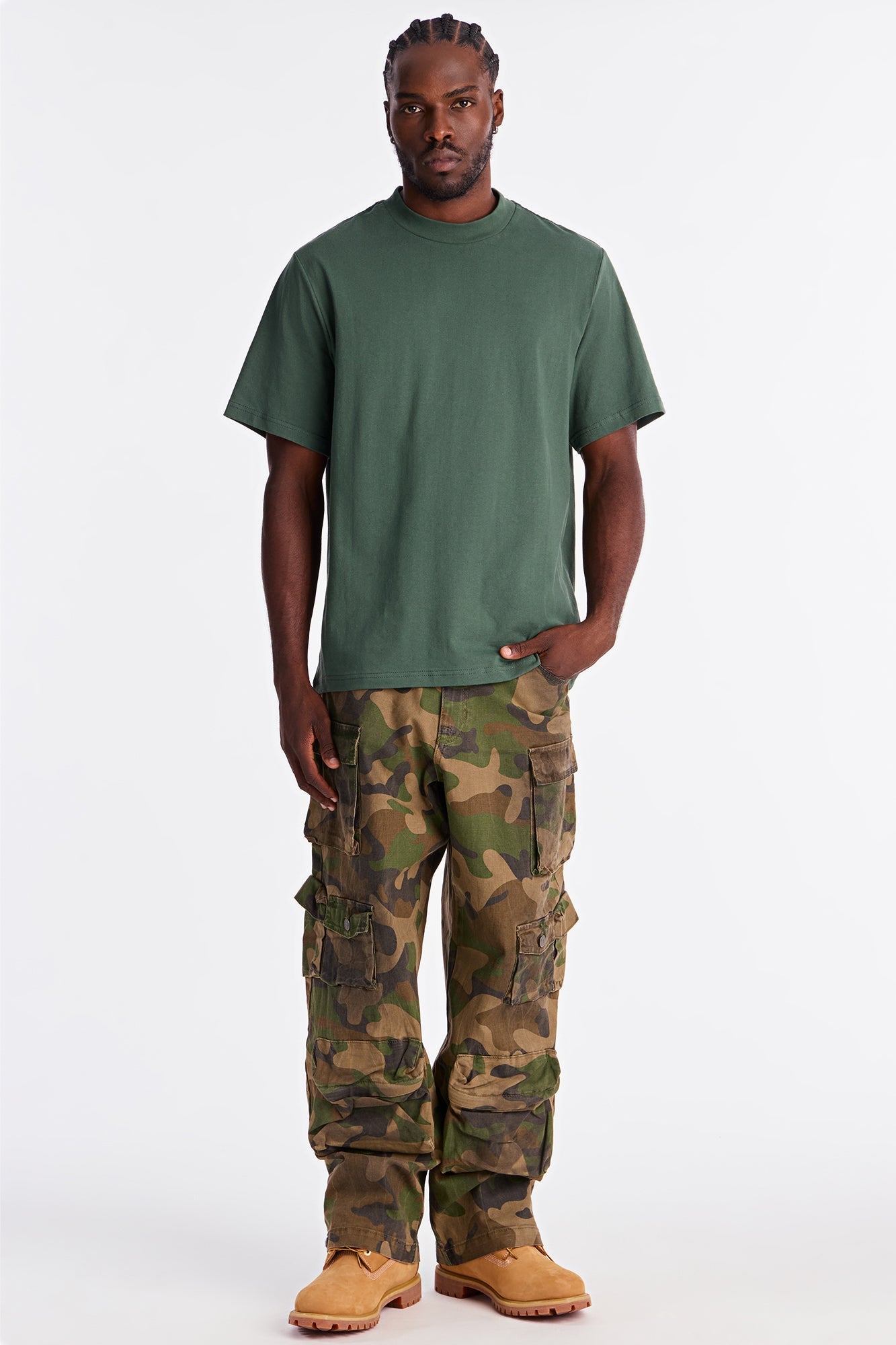 Oversized Heavyweight Tee 240GSM - Hunter Fashion Nova