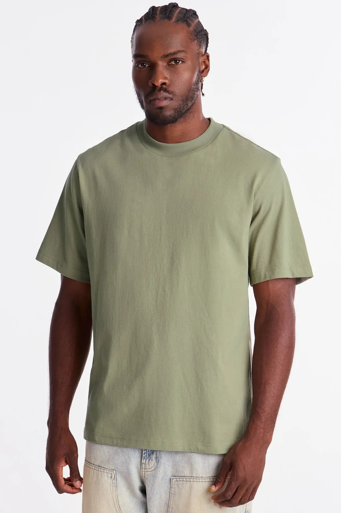 Oversized Heavyweight Tee 240GSM - Olive Fashion Nova