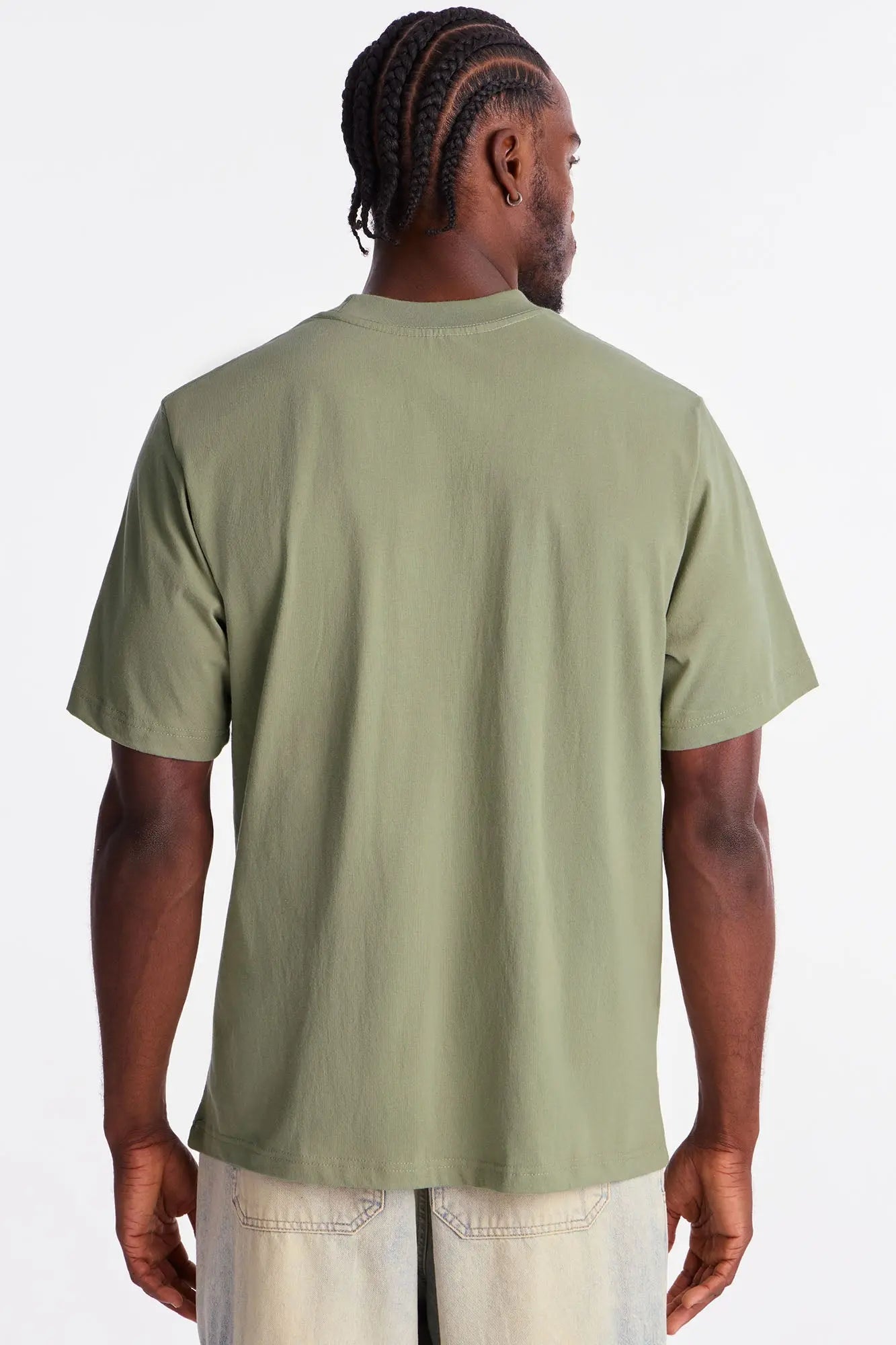 Oversized Heavyweight Tee 240GSM - Olive Fashion Nova