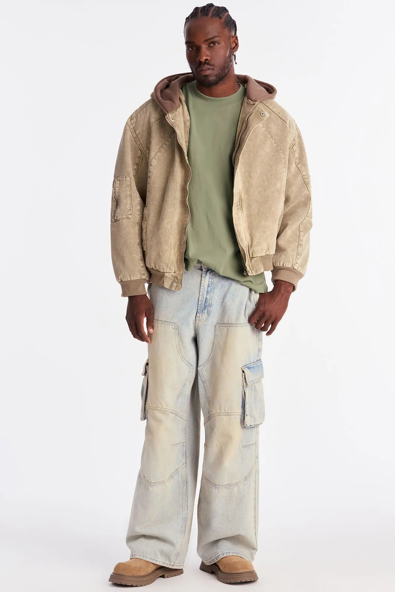 Oversized Heavyweight Tee 240GSM - Olive Fashion Nova