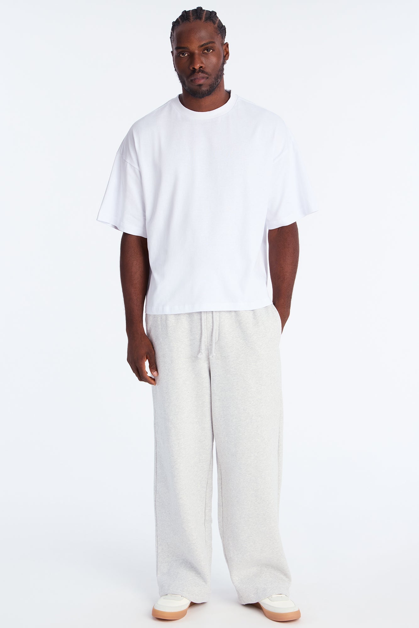 Boxy Heavyweight Tee 240GSM - White Fashion Nova