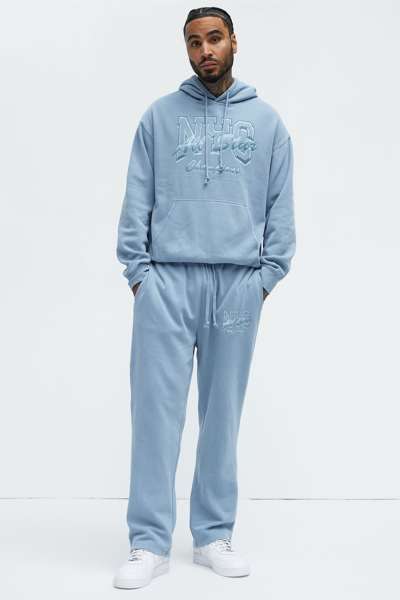 NYC All Star Hoodie - Grey Fashion Nova