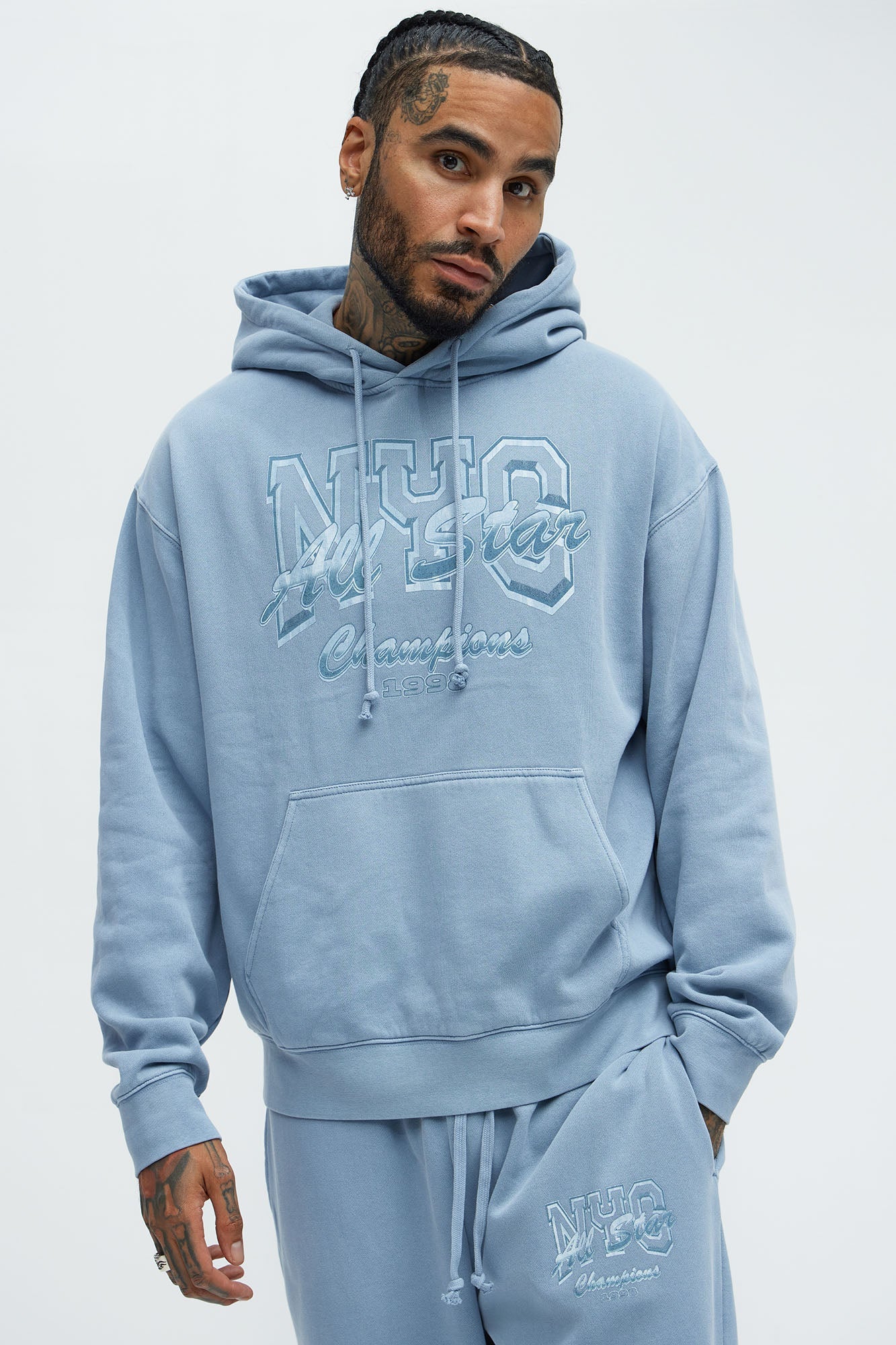 NYC All Star Hoodie - Grey Fashion Nova