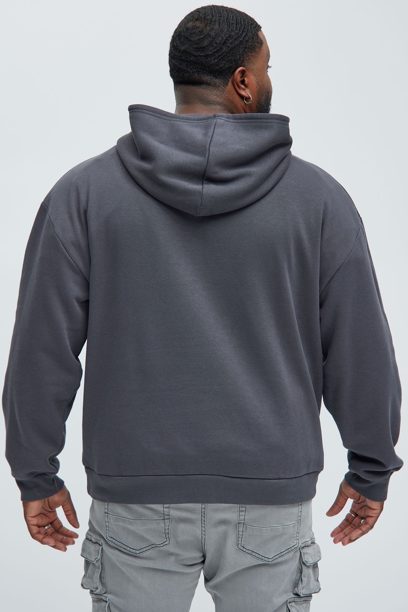 Rick And Morty Schwifty Hoodie - Charcoal Fashion Nova
