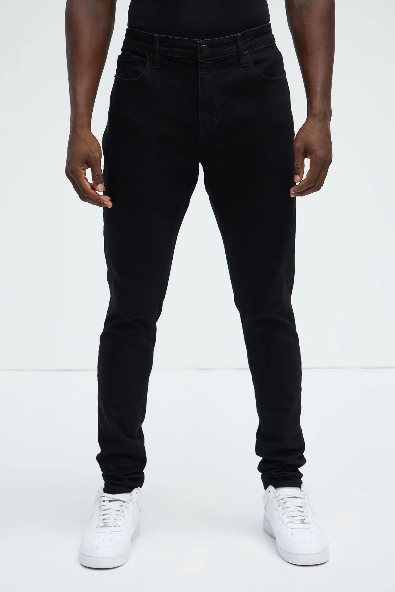 Cornell Stacked Skinny Jeans - Black Fashion Nova