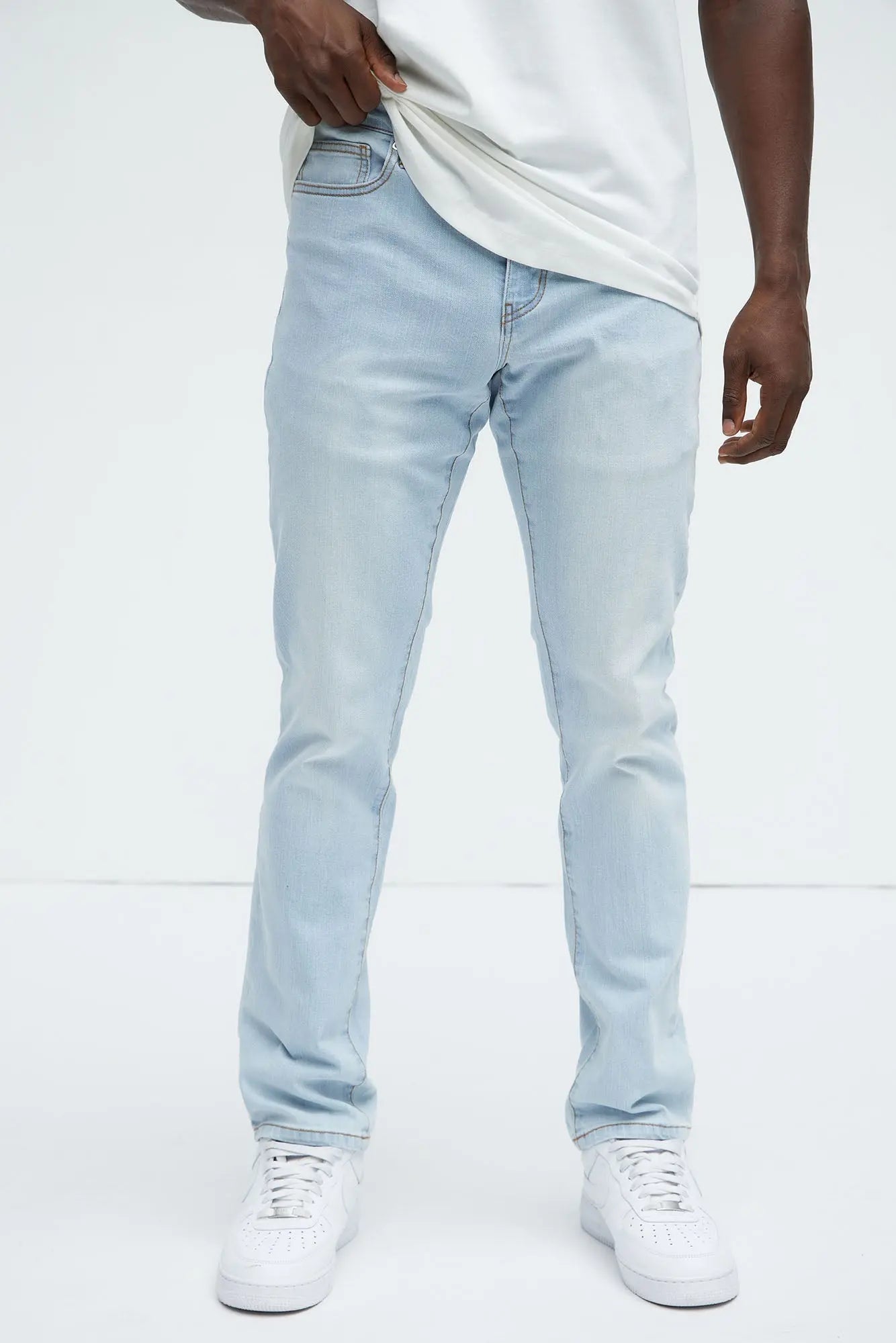 Cornell Slim Jeans - Light Blue Wash Fashion Nova