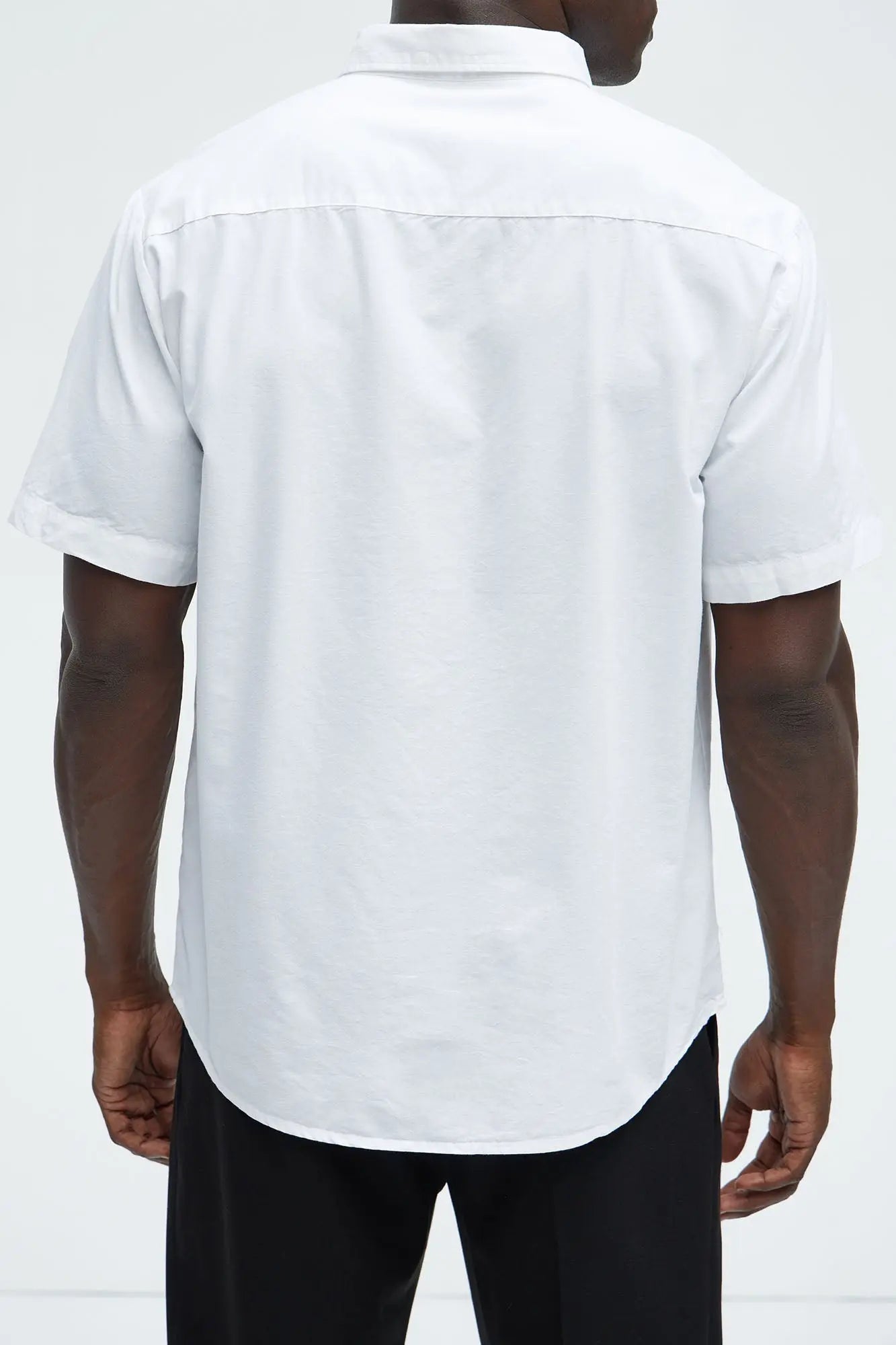 Ryland Short Sleeve Button Up Shirt - White Fashion Nova