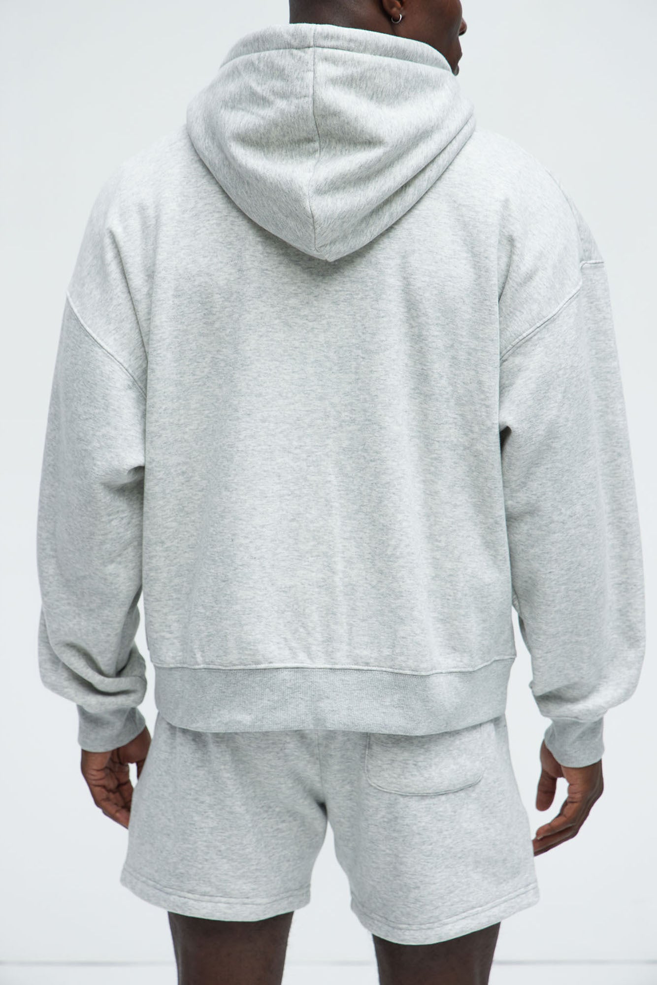 Tyson Oversized Heavyweight Zip Up - Heather Grey Fashion Nova