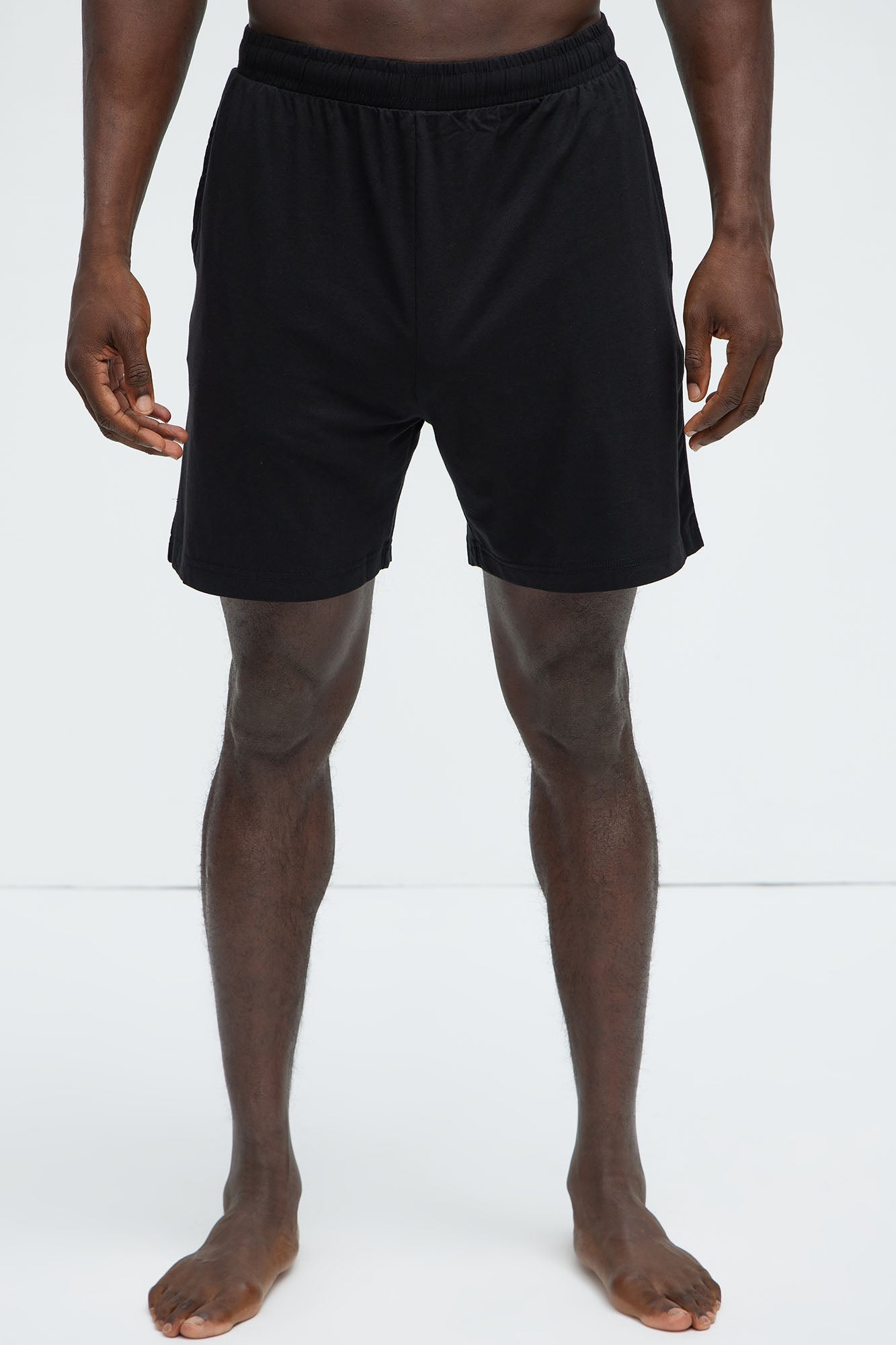 Essential Modal Lounge Shorts - Black Fashion Nova